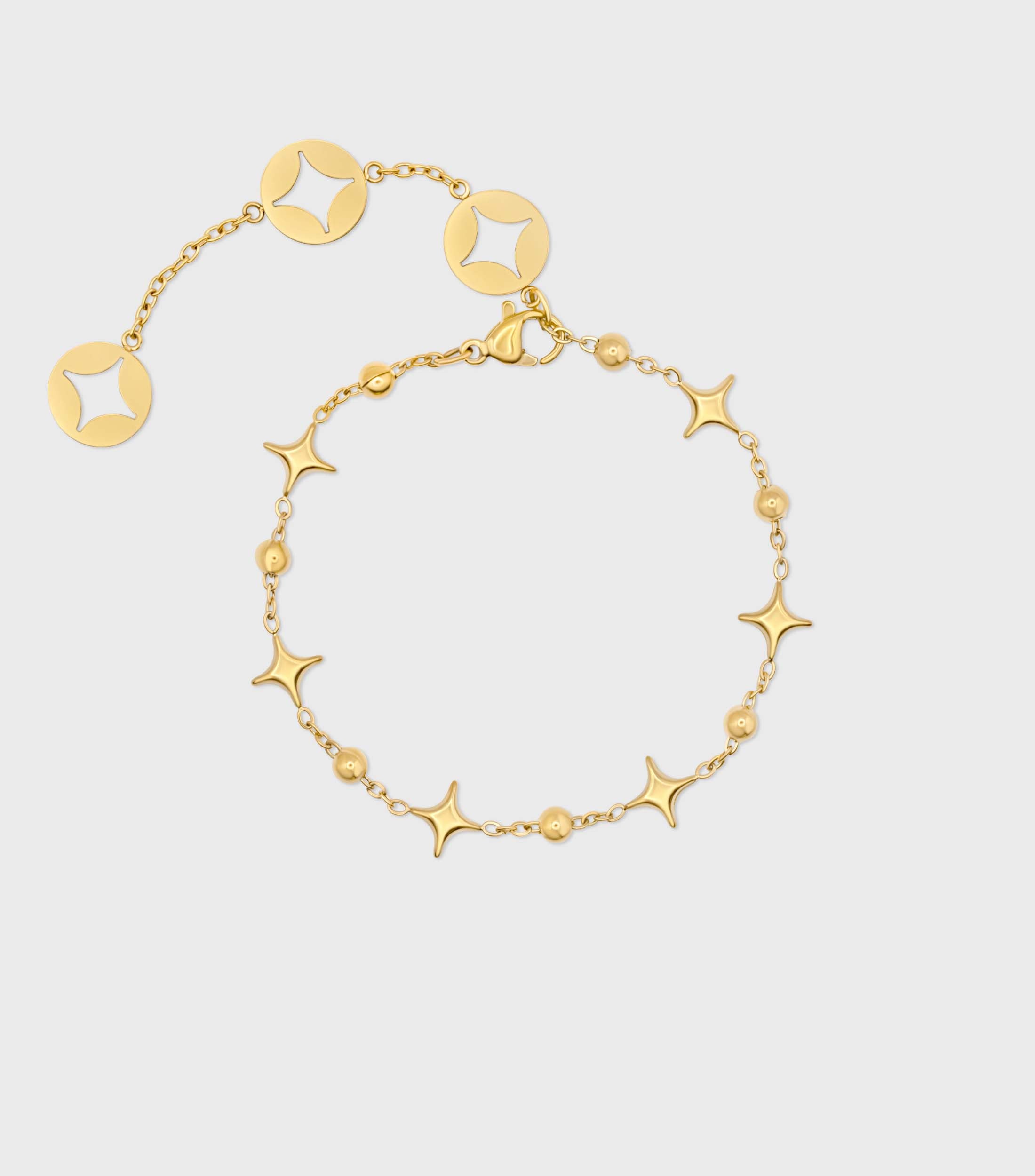 Se-Luna Motif Bracelet and Studs Gift Set