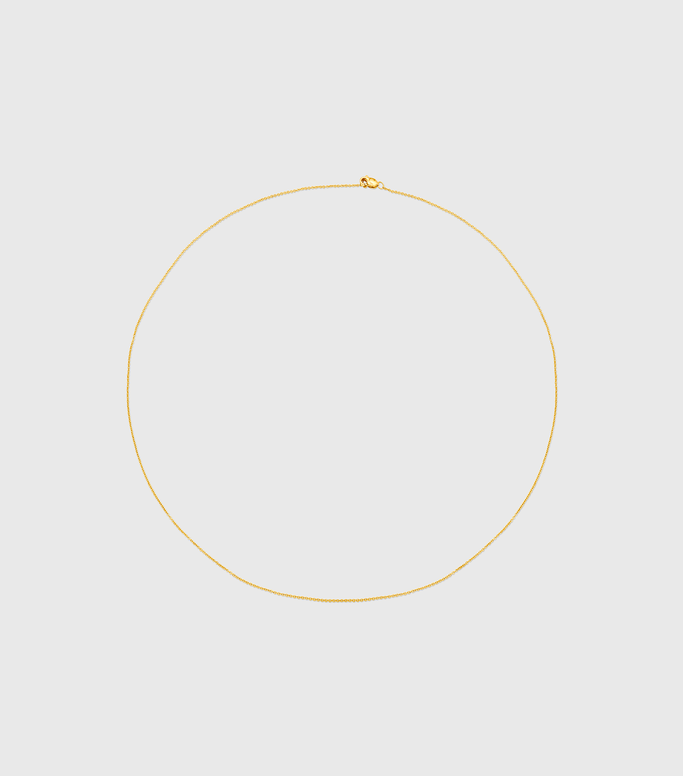 9K Solid Gold Chain Necklace