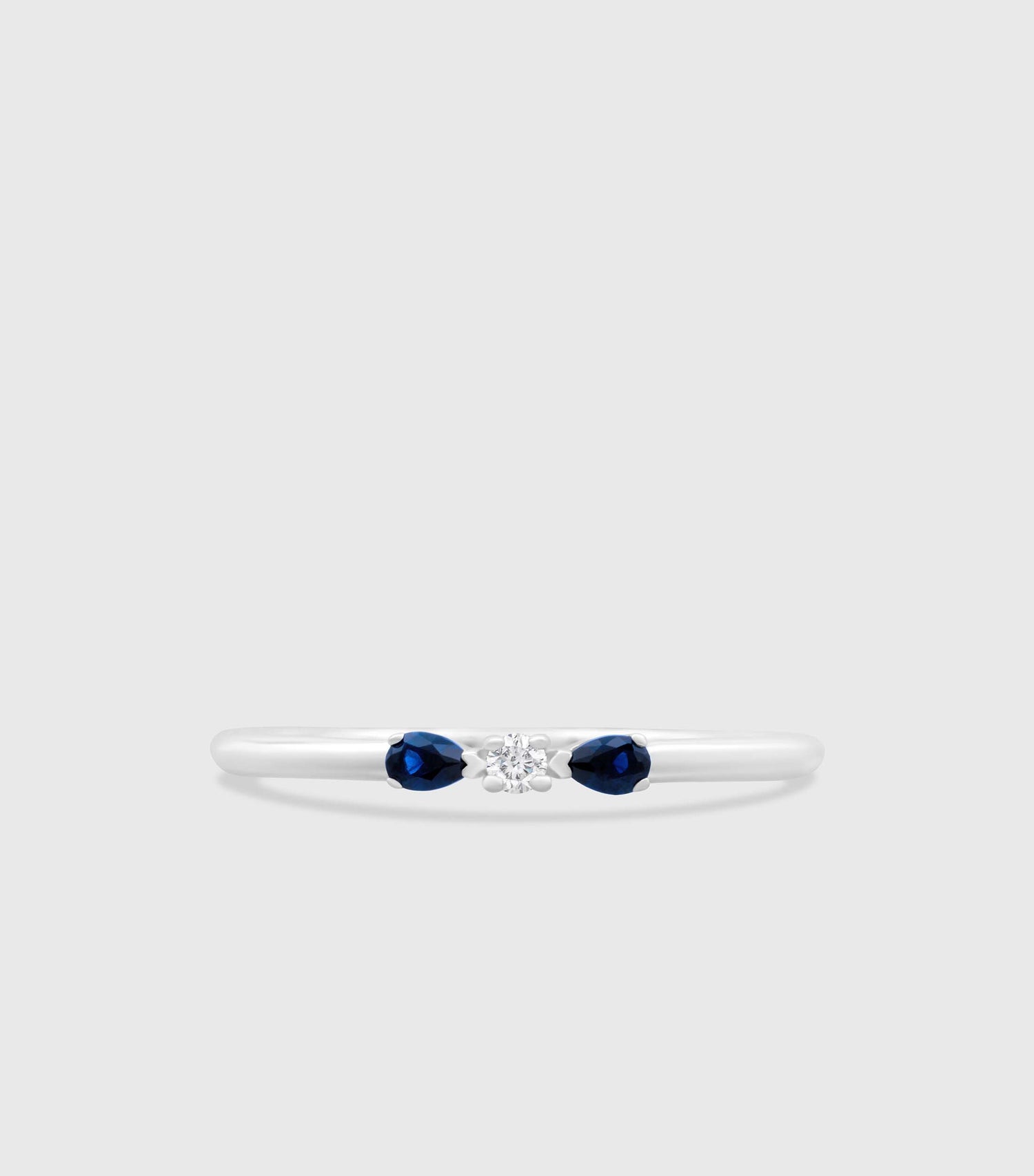Sapphire Sterling Silver Ring