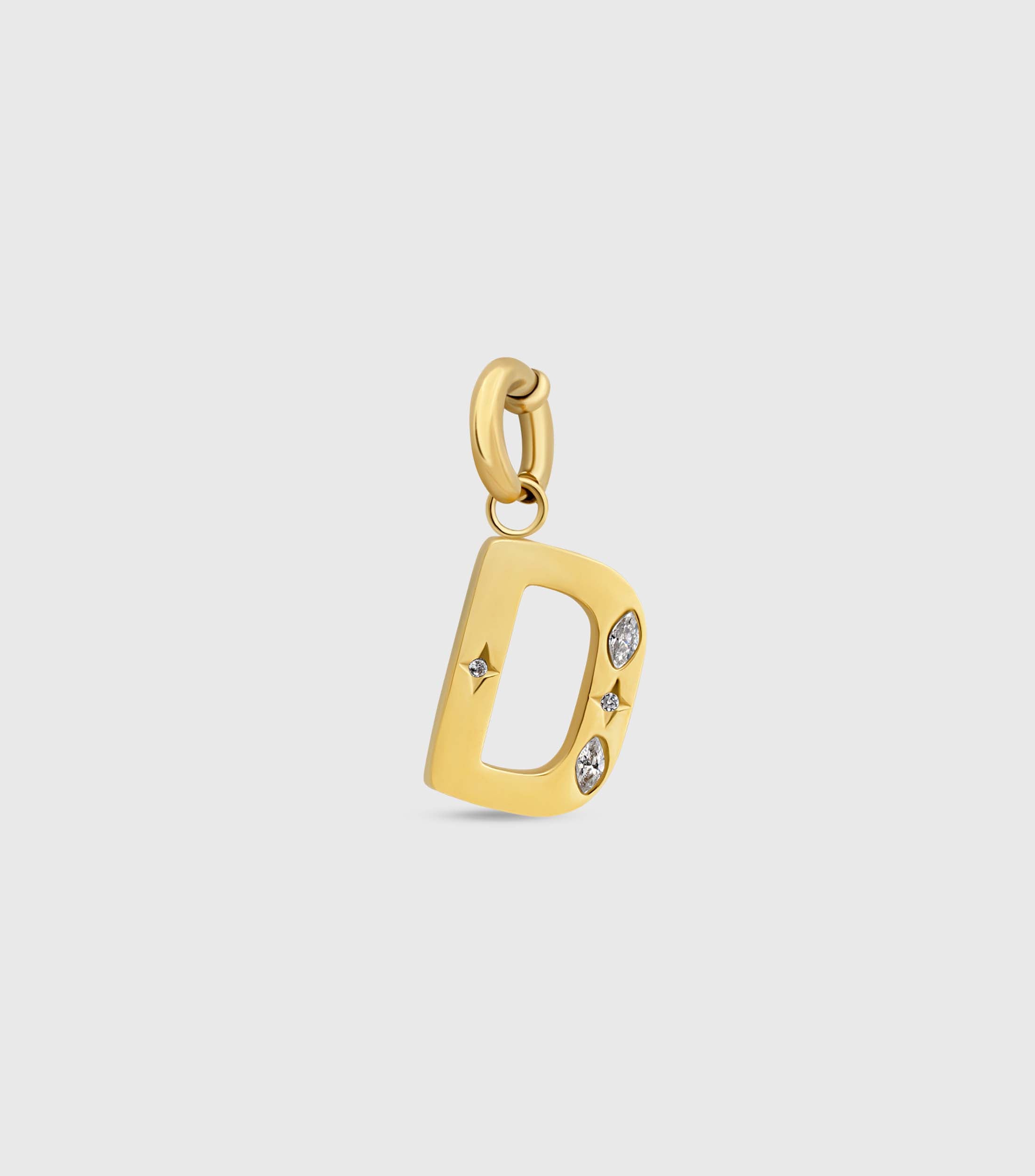 Initial Charm Pendant