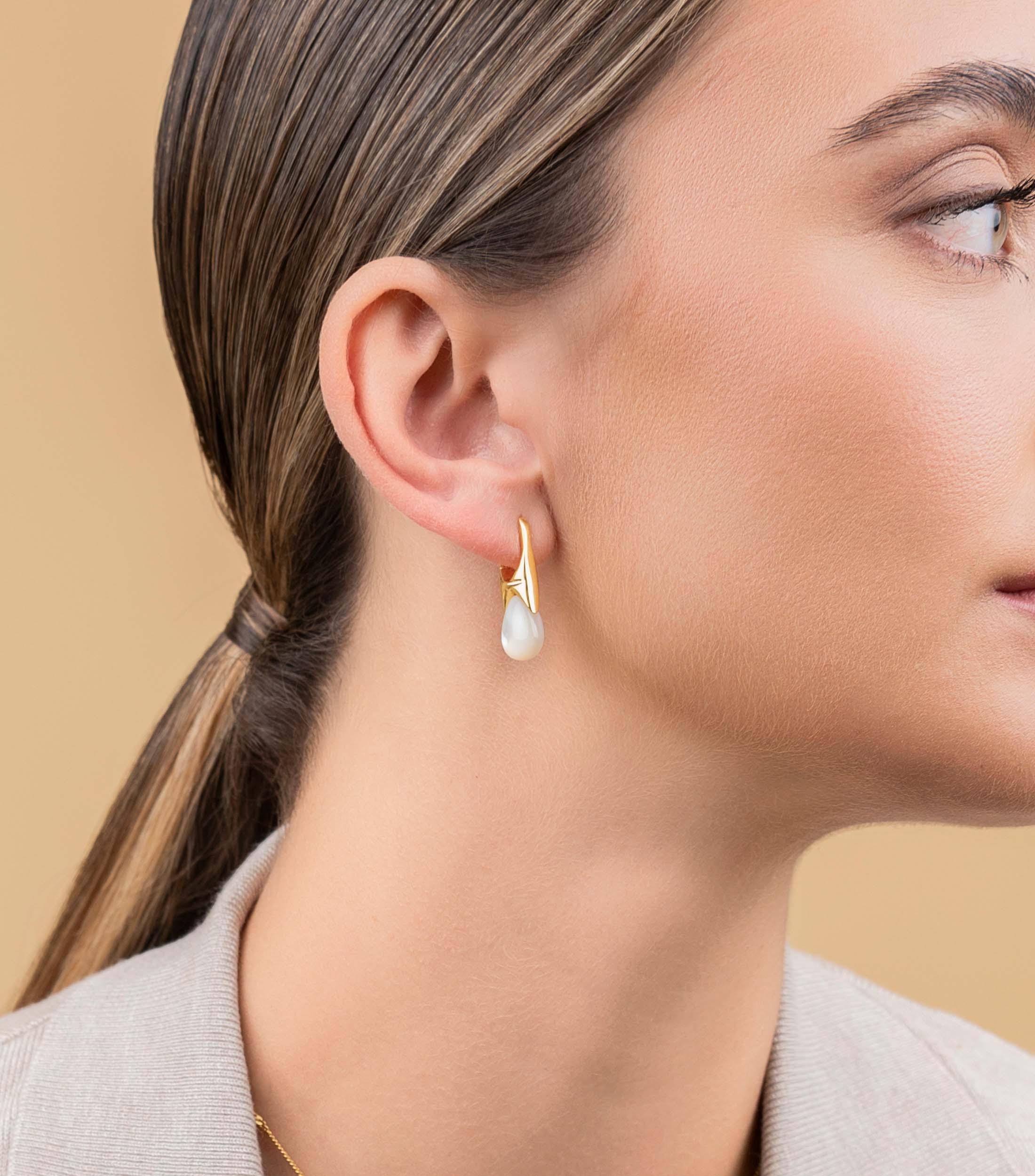 Semis Drop Pendant Earrings & Semis Drop Pendant Necklace Gift Set