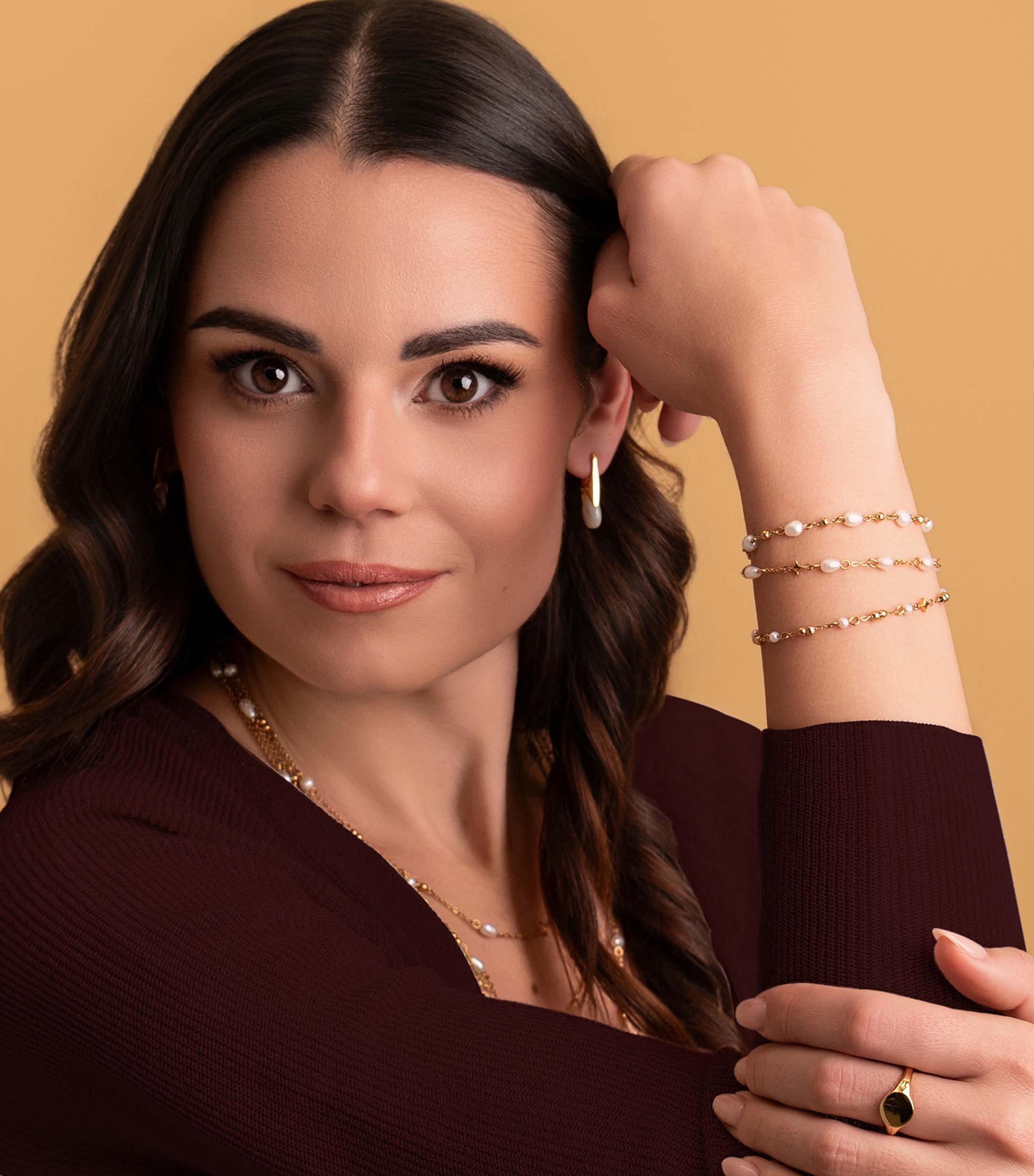 Lunar Drip Triple Bracelet