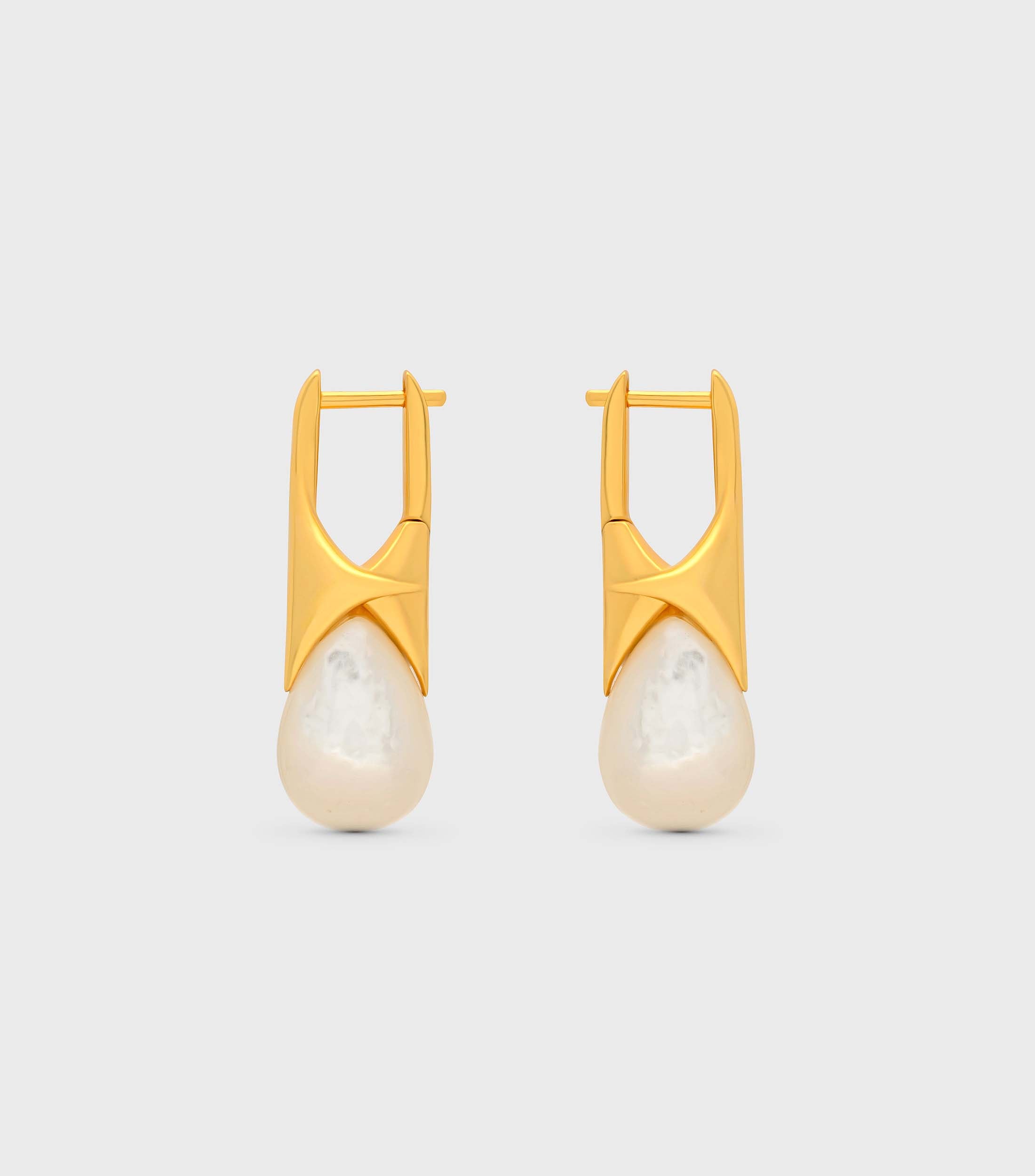 Semis Drop Pendant Earrings