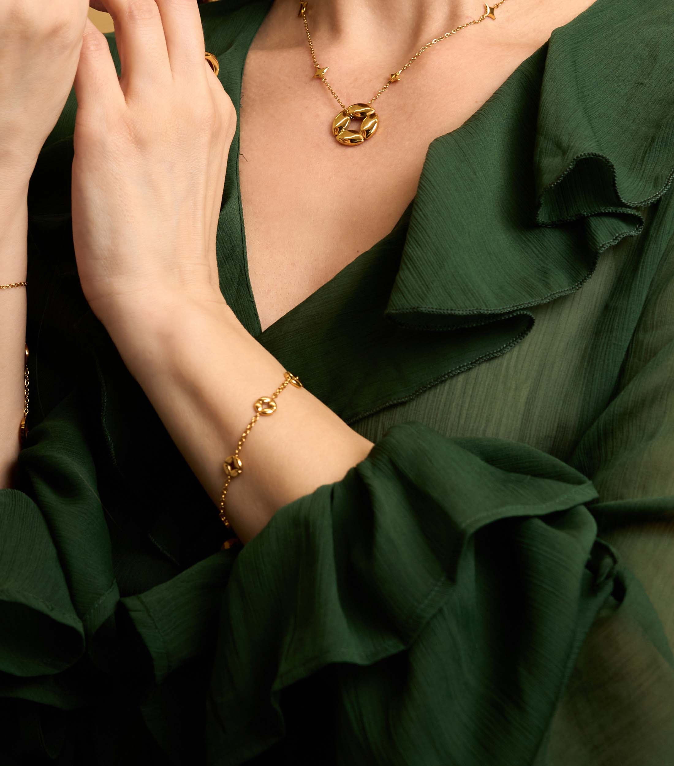 Ring Pillow Pendants Bracelet