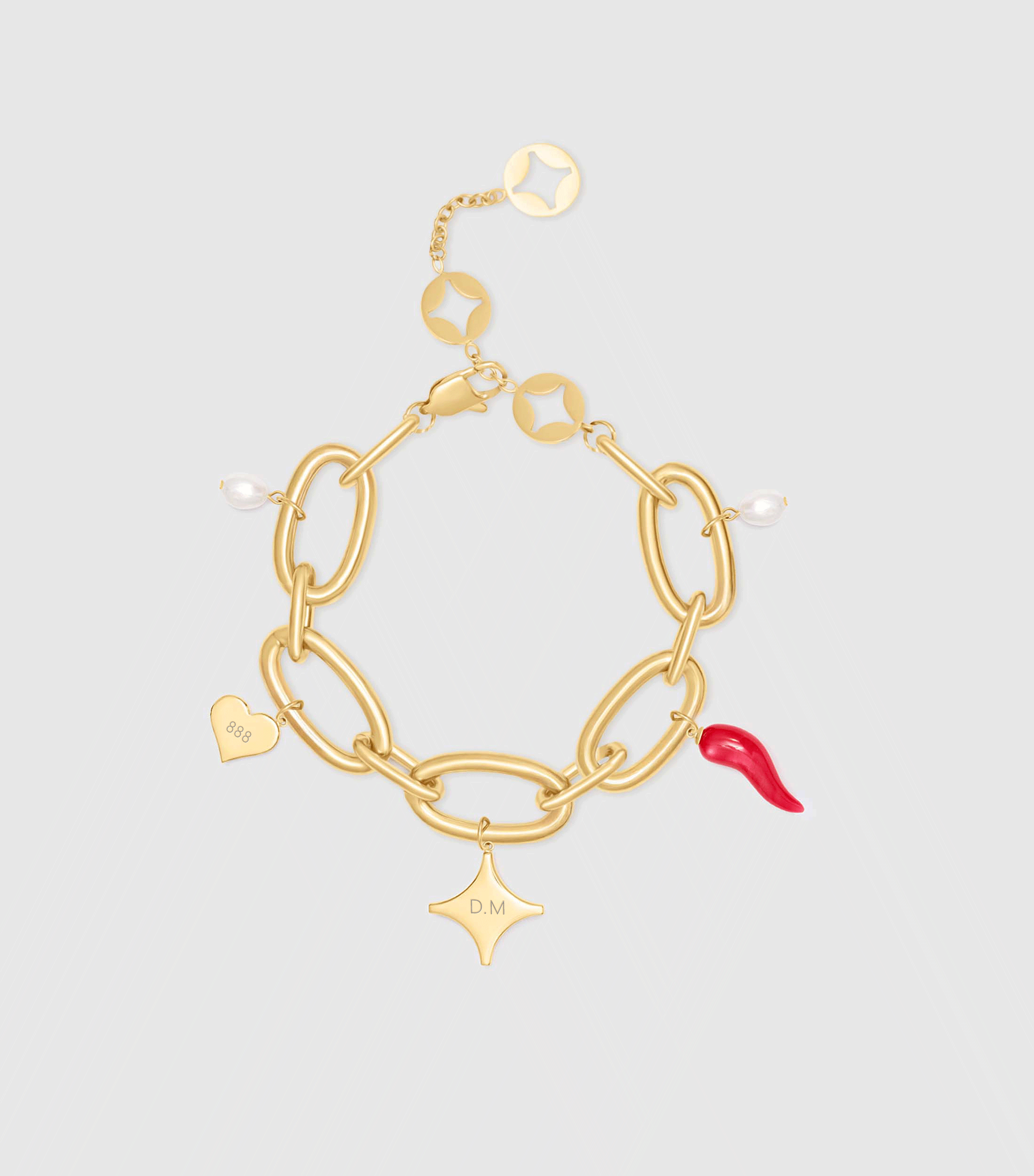 Forte Charm Bracelet and Necklace Giftset