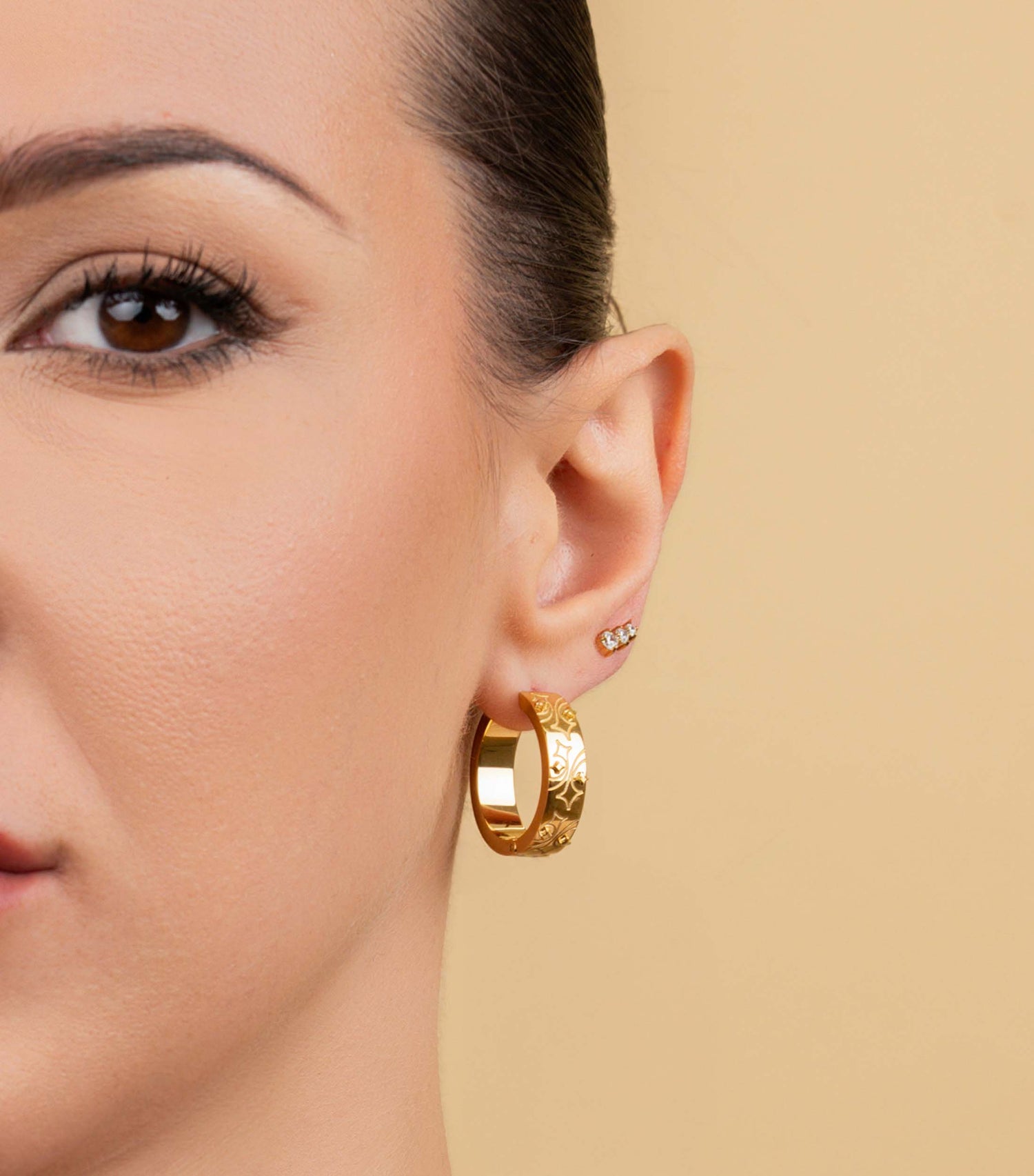 Stardust Hoops