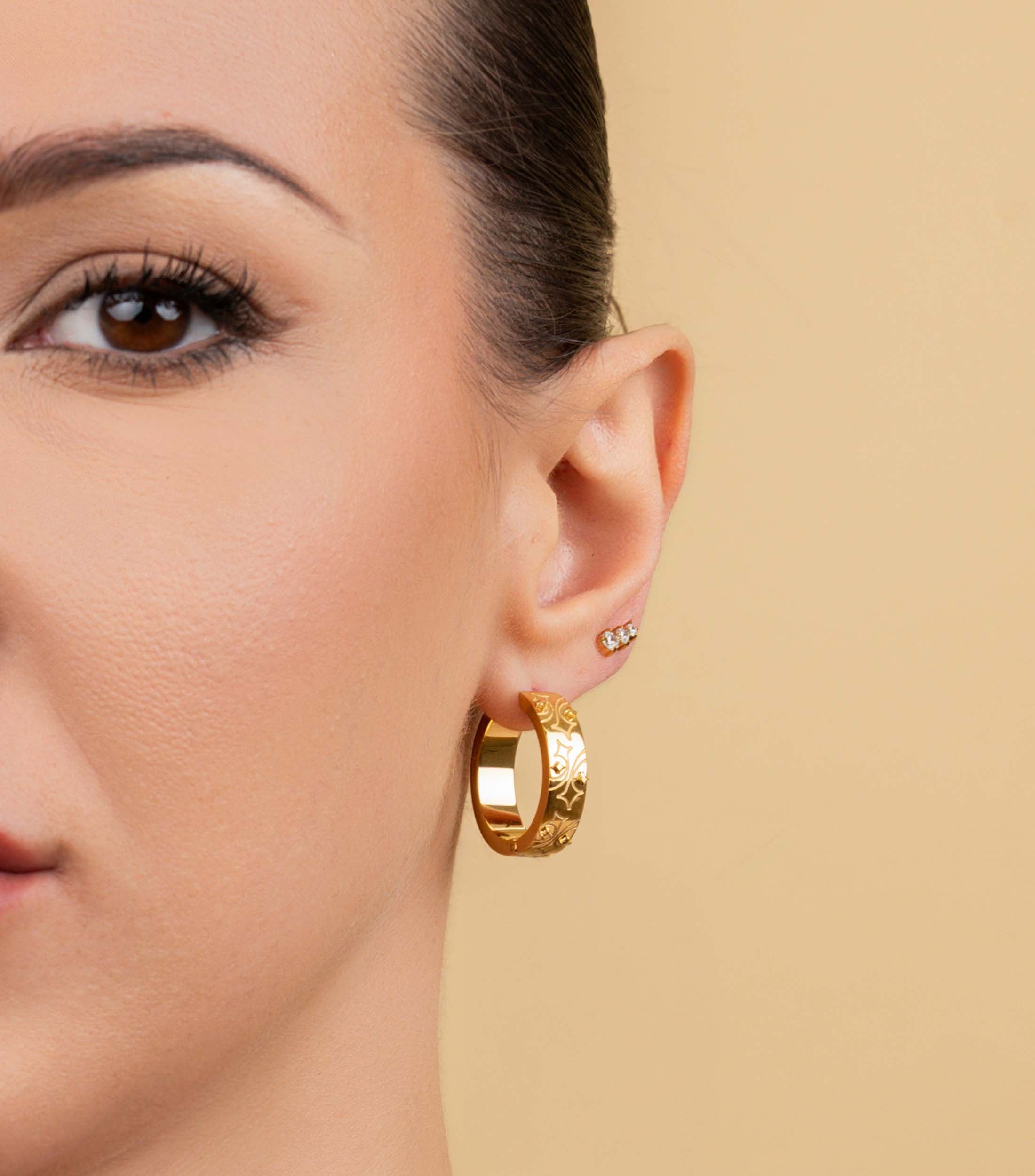 Stardust Hoops