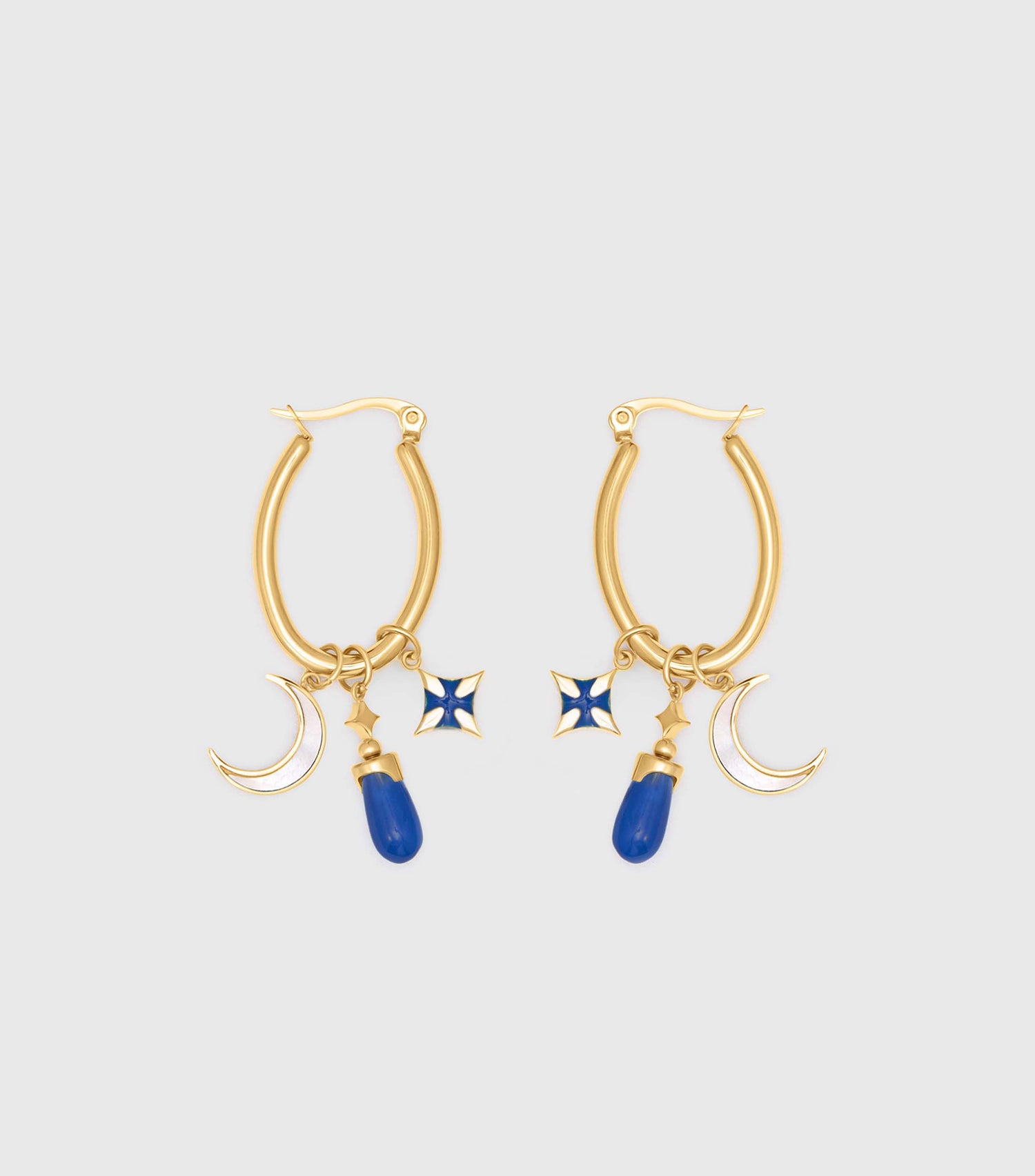 Grace Hoops Earrings