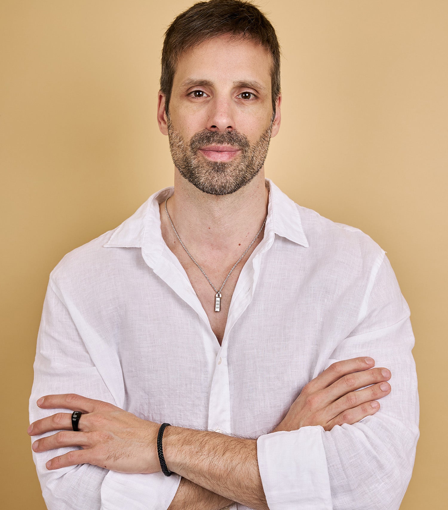 Engravable Pendulum Necklace in Silver