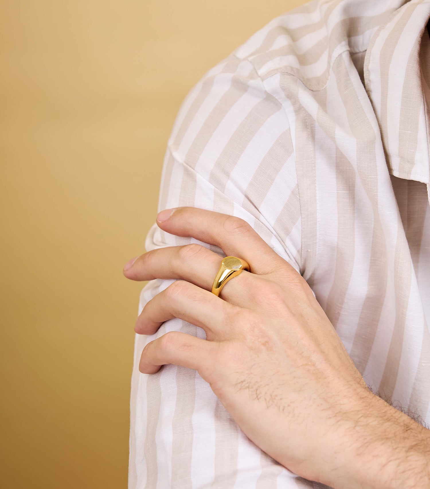 Celestial Vermeil Signet Ring Menswear
