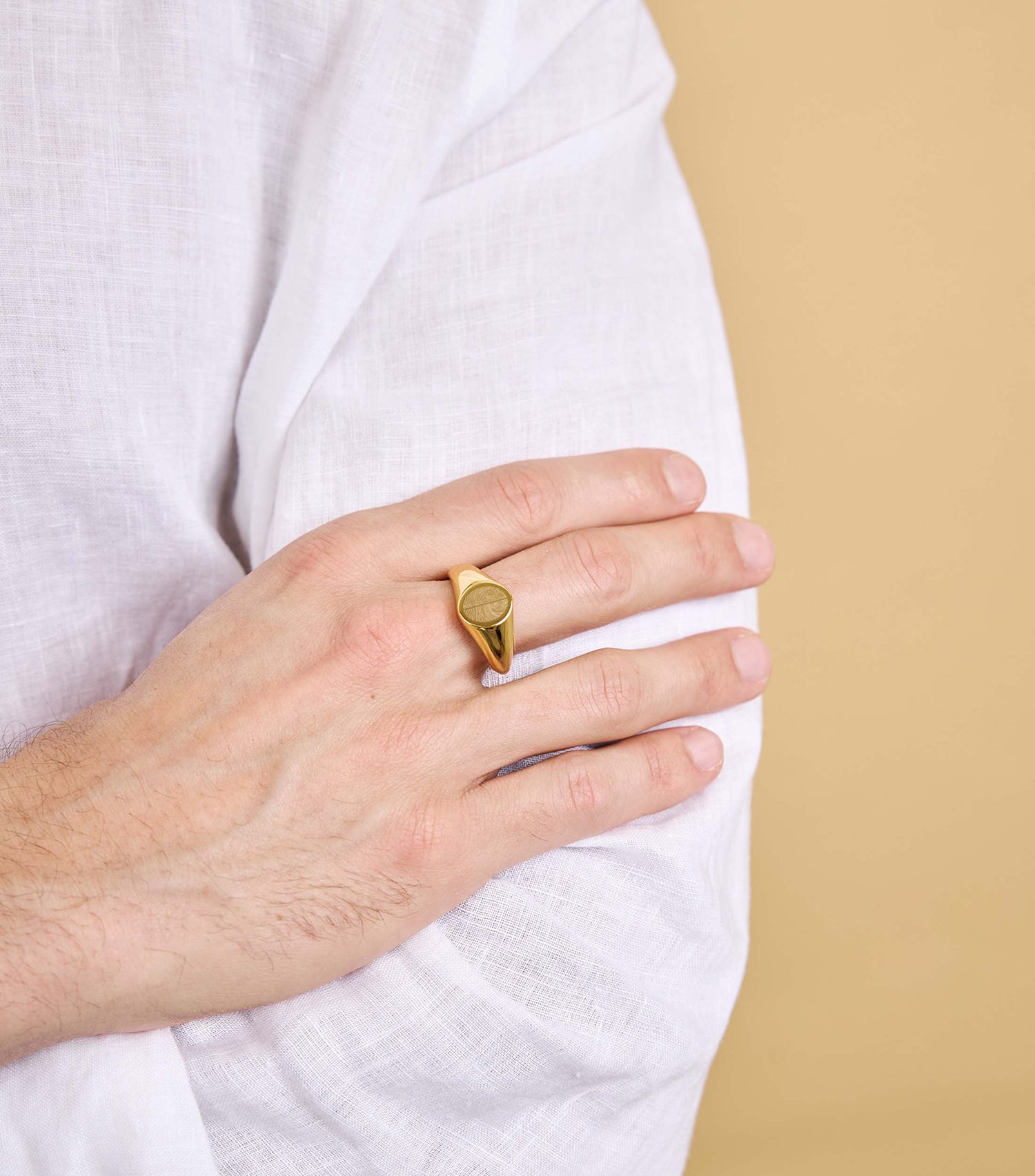 Celestial Vermeil Signet Ring Menswear