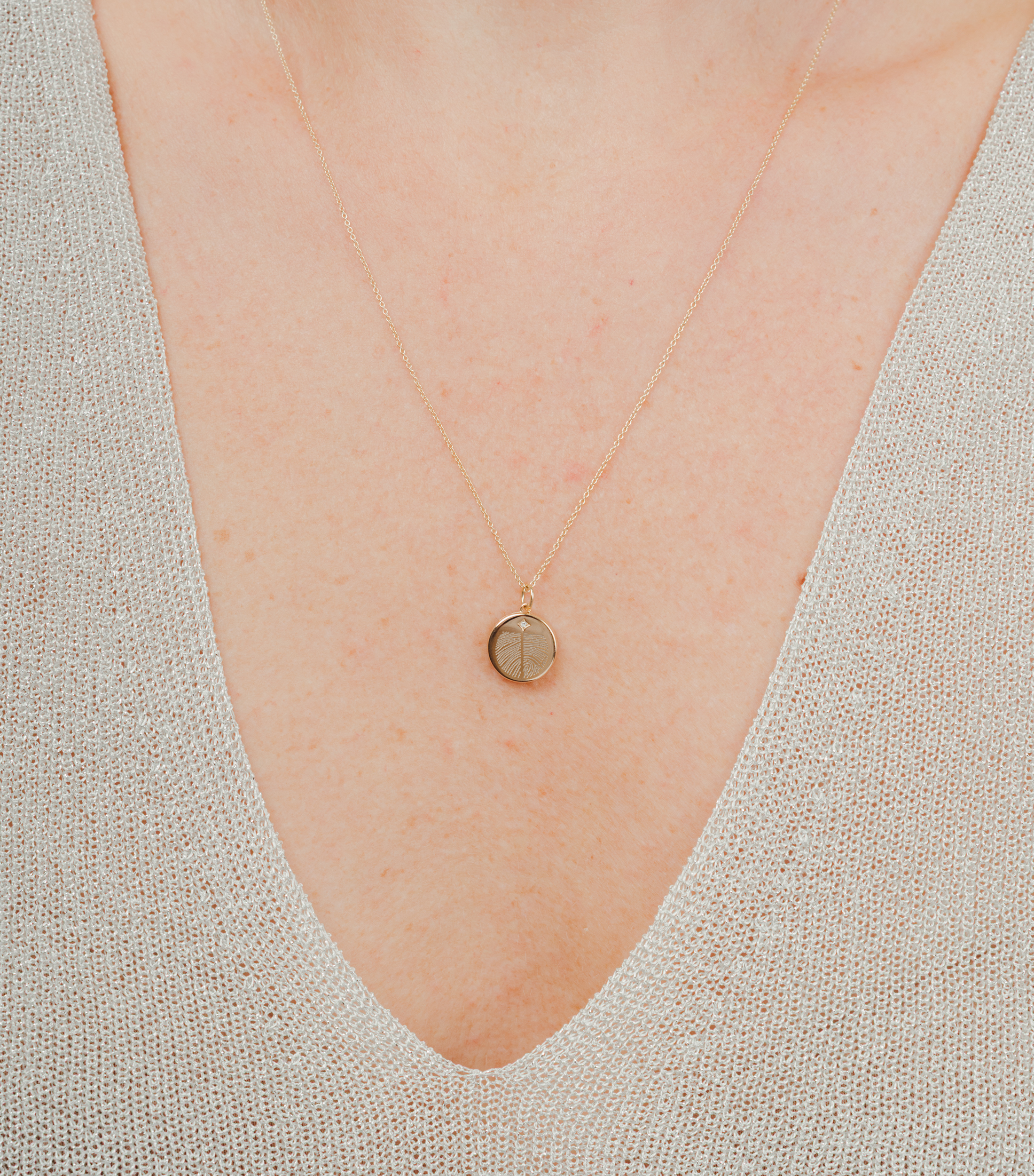 9K Solid Gold Chain Necklace