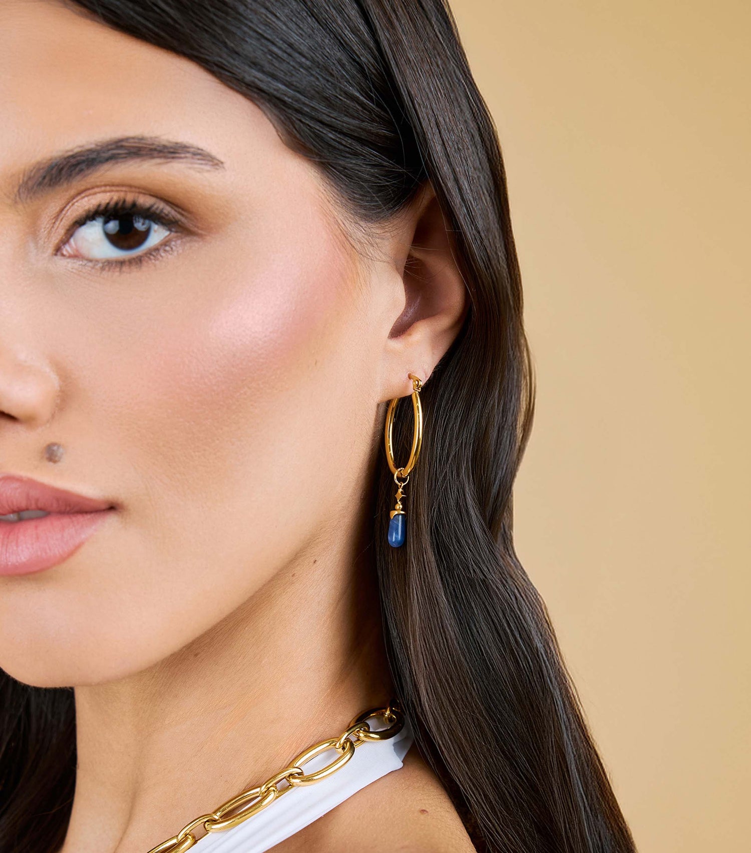 Grace Hoops Earrings