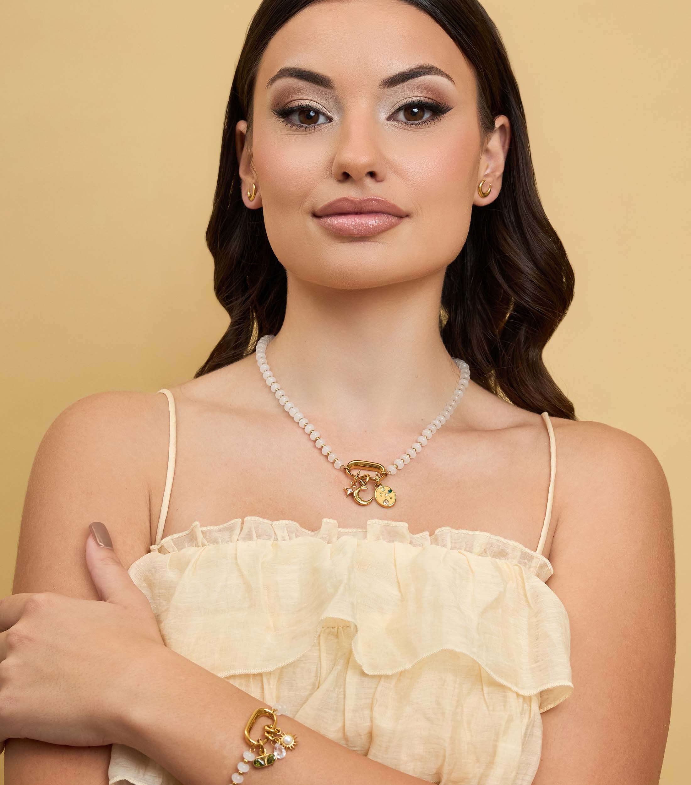 Luna Crescent Studs