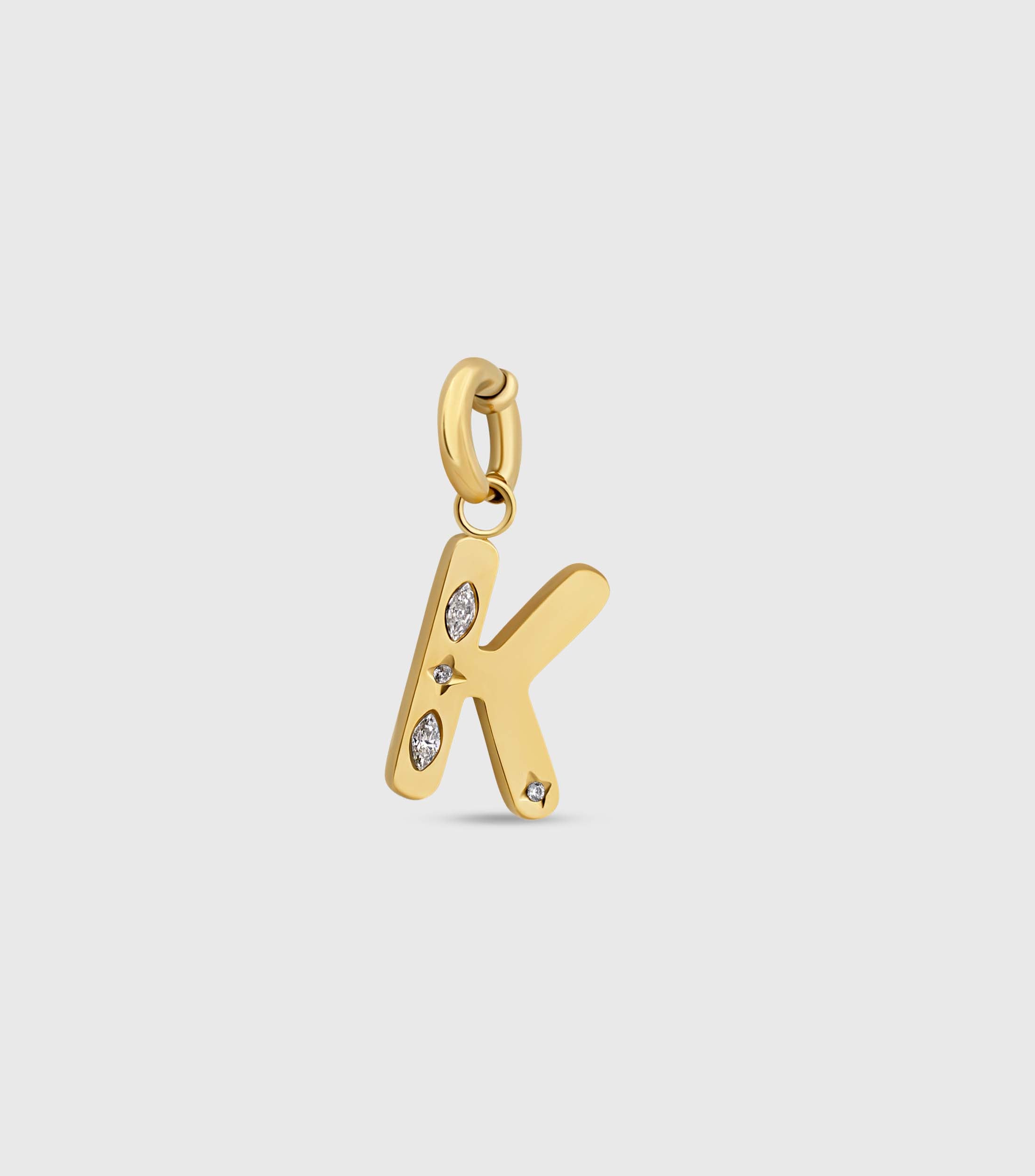 Initial Charm Pendant