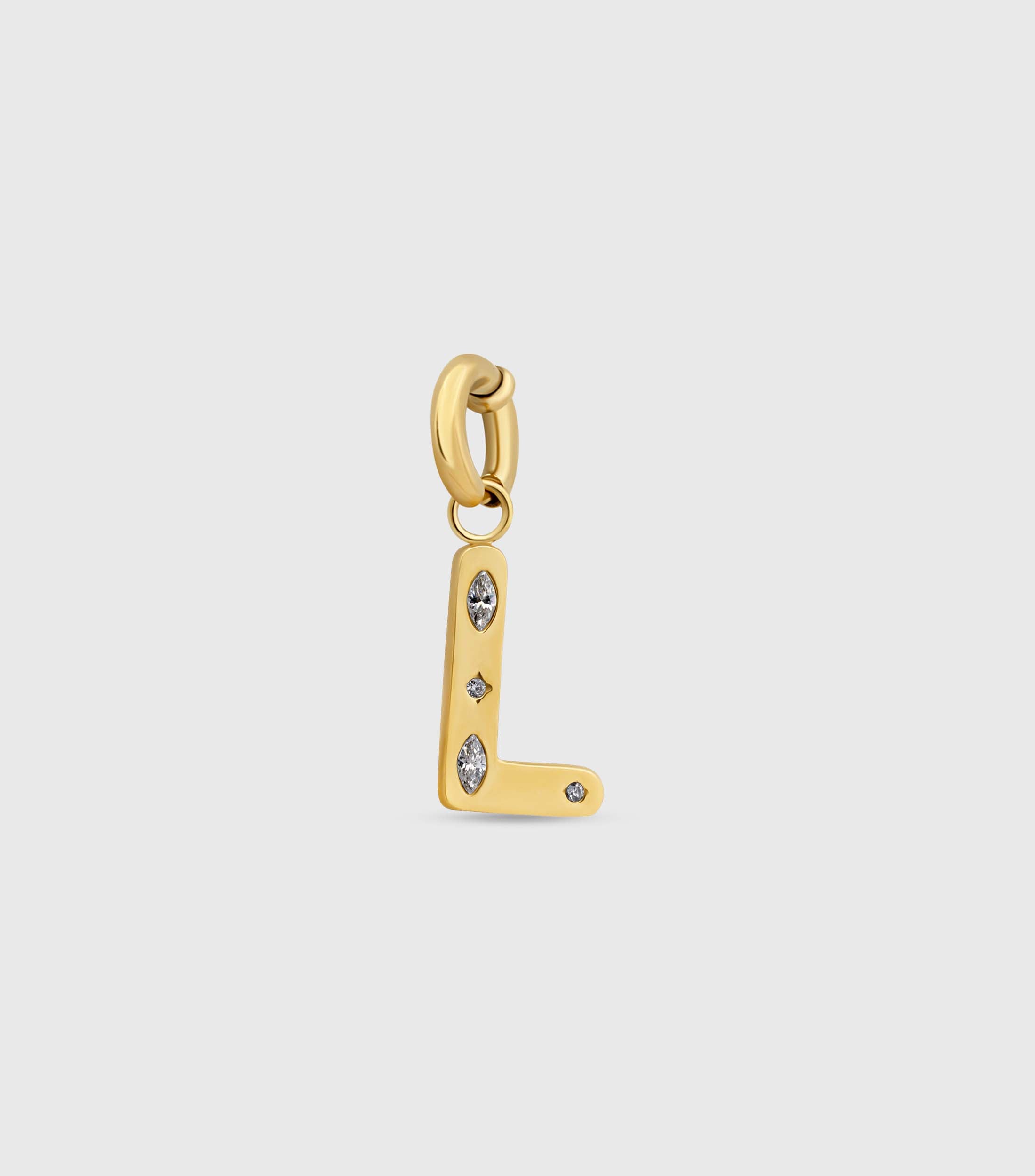 Initial Charm Pendant