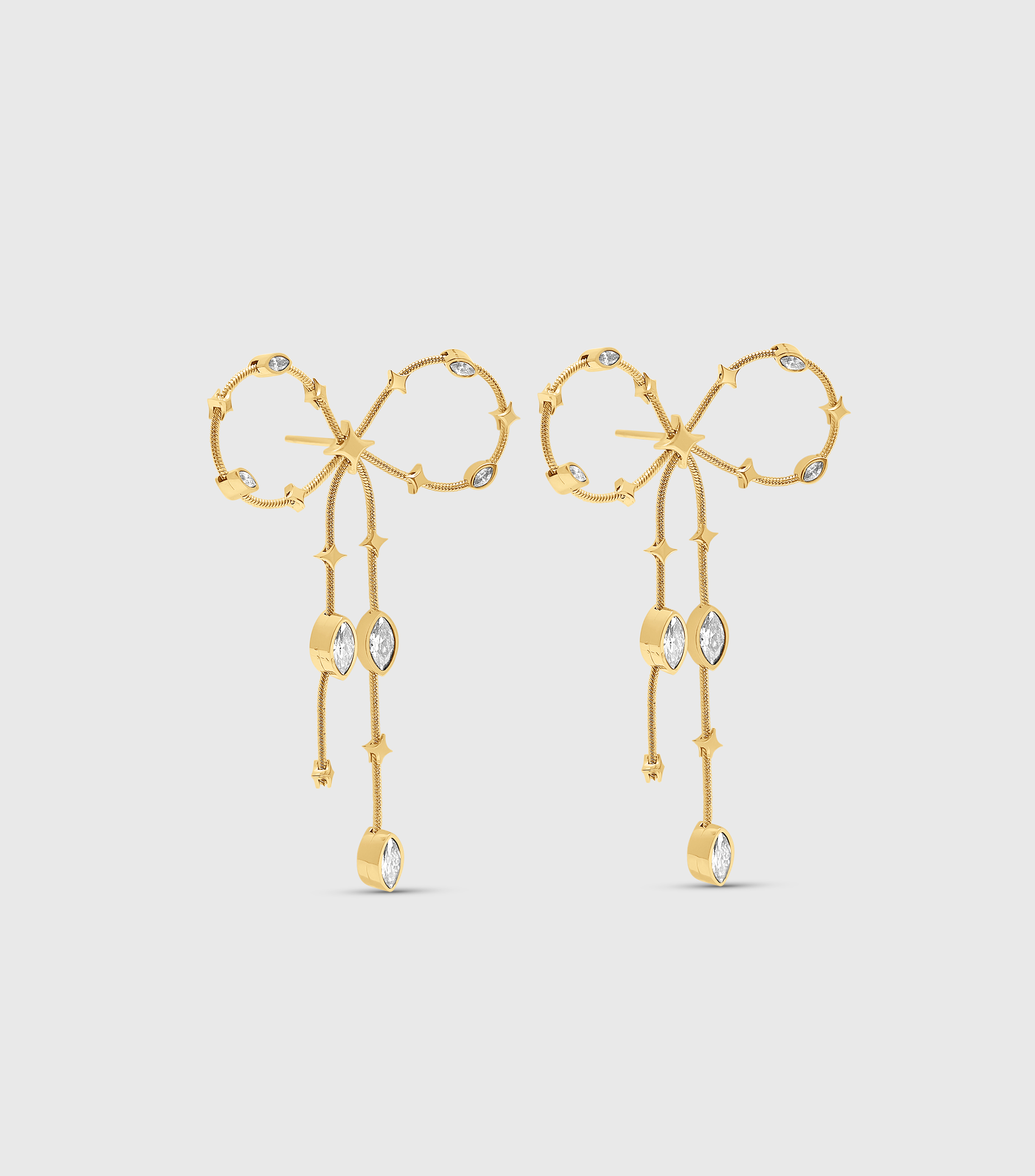 Glistening Bow Studs