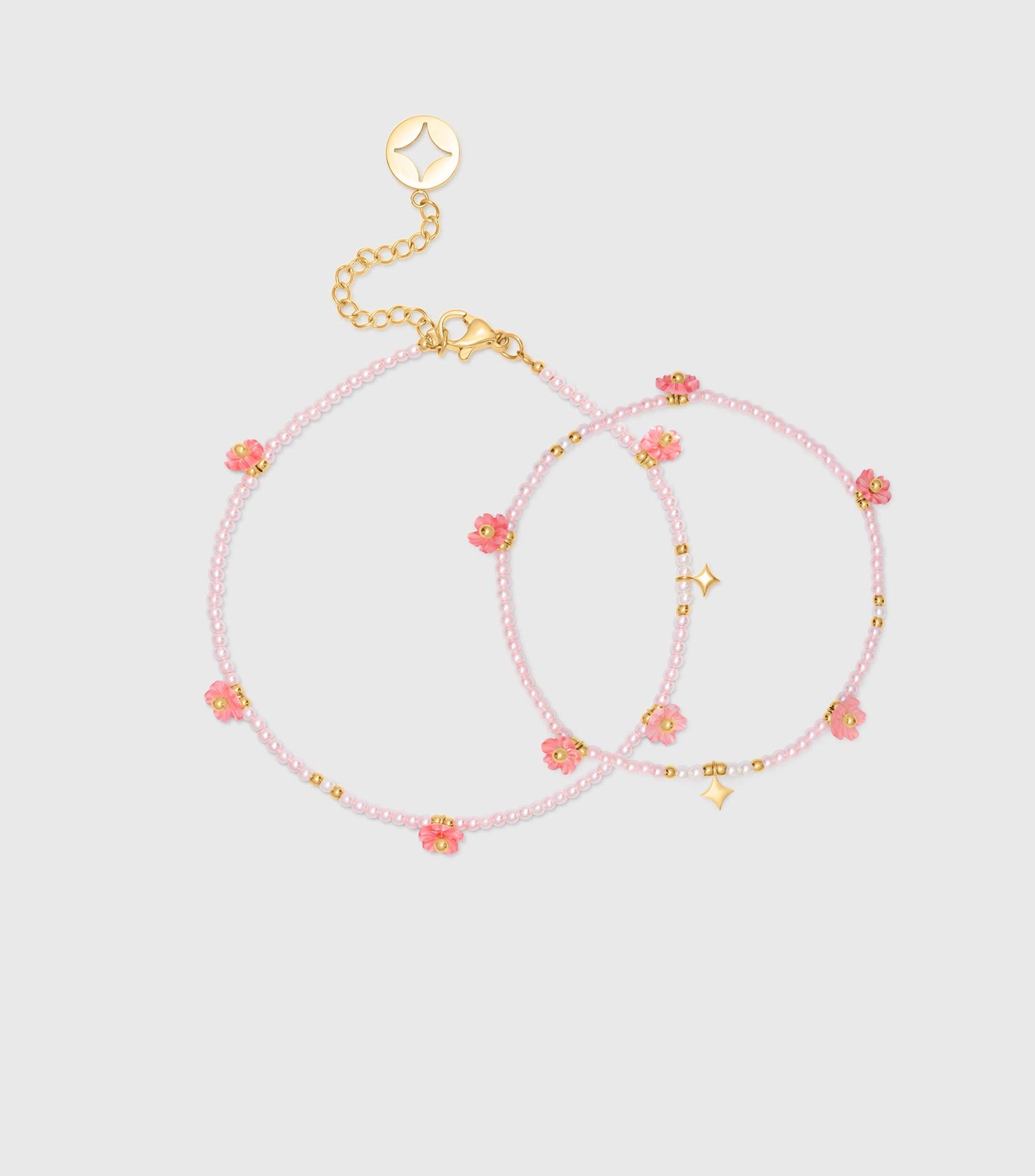 Rosy Twilight Anklet Giftset