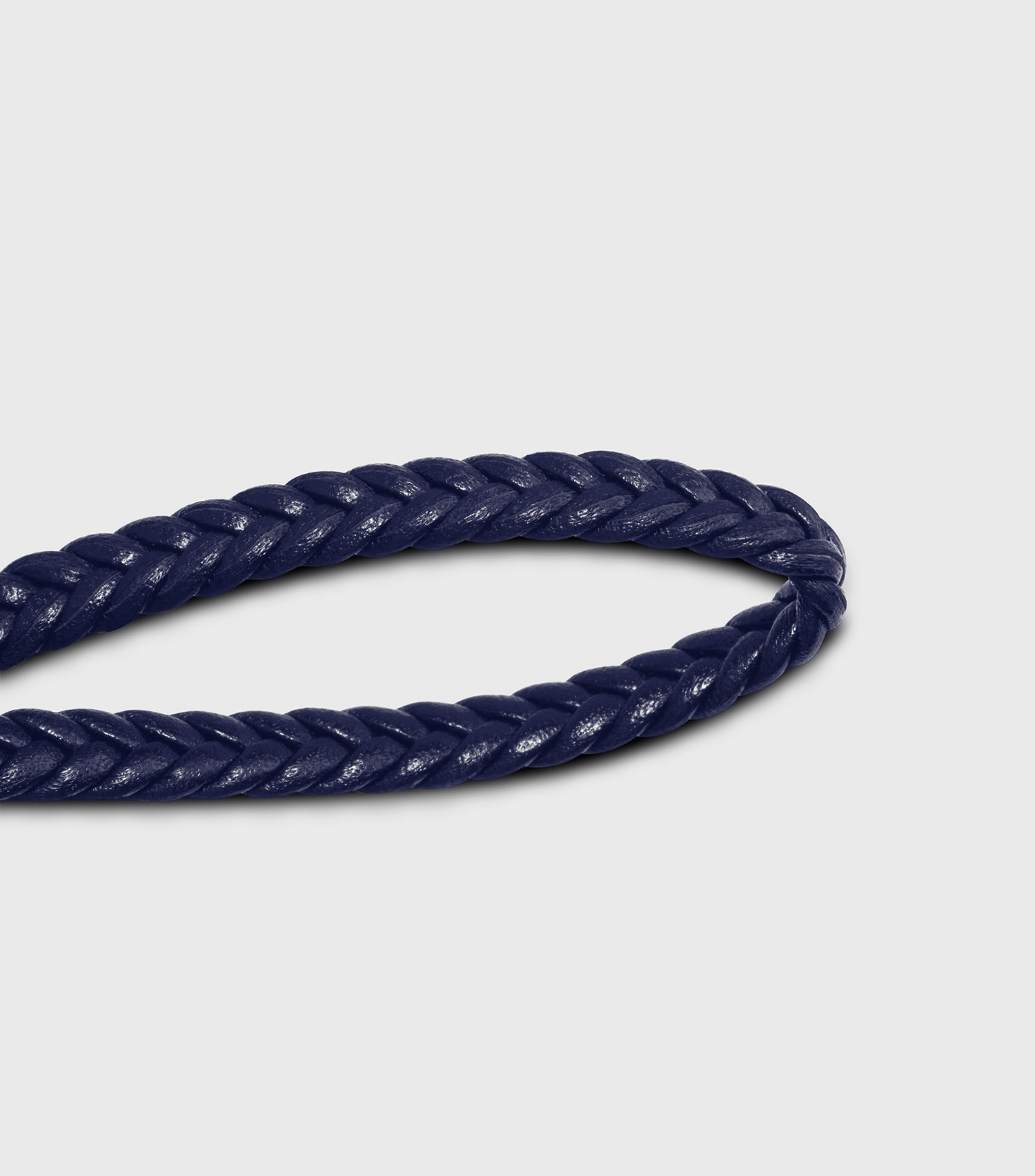 Woven Blue Bracelet with Engravable Clasp