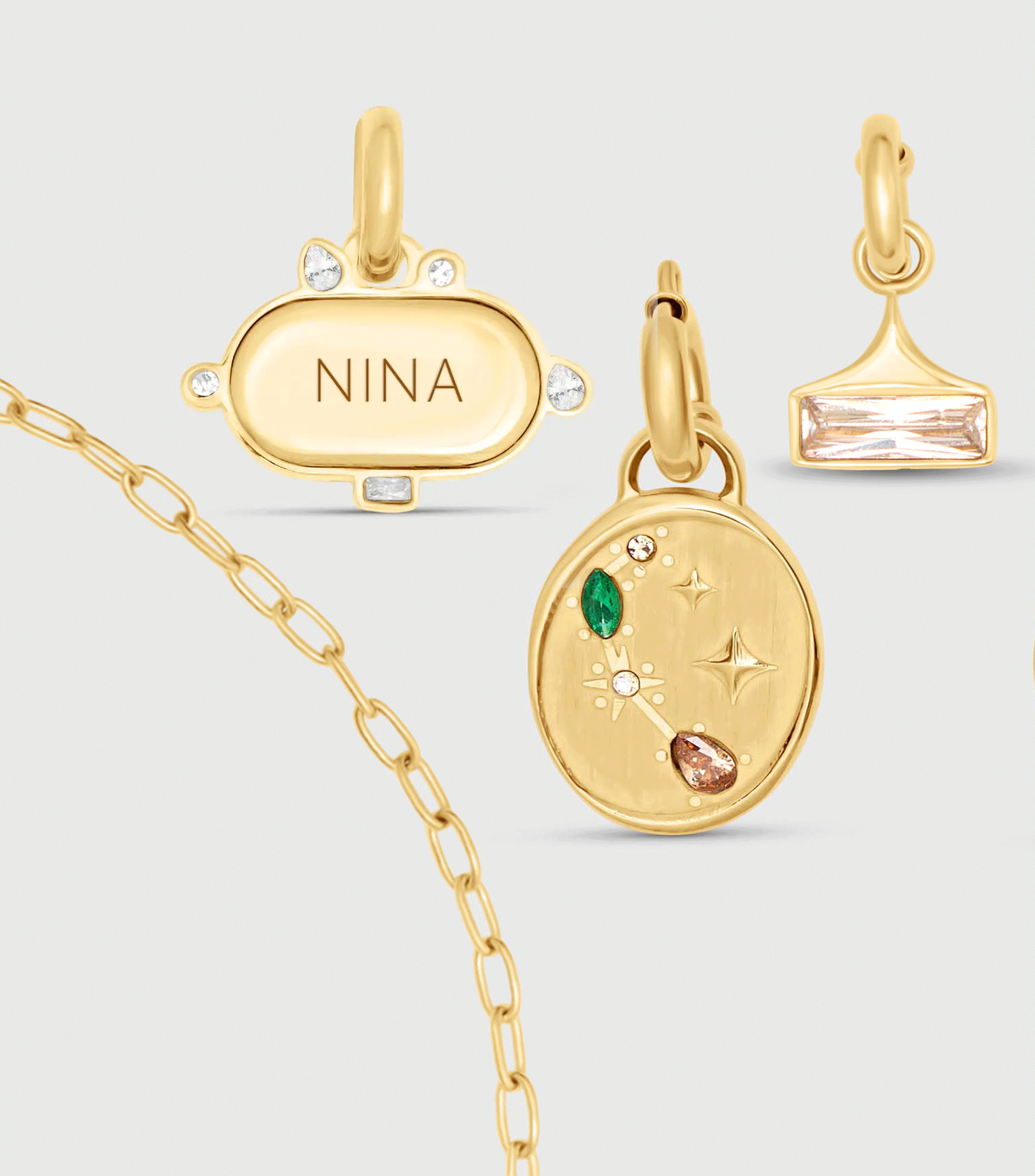 Link Pendant Necklace Gift Set