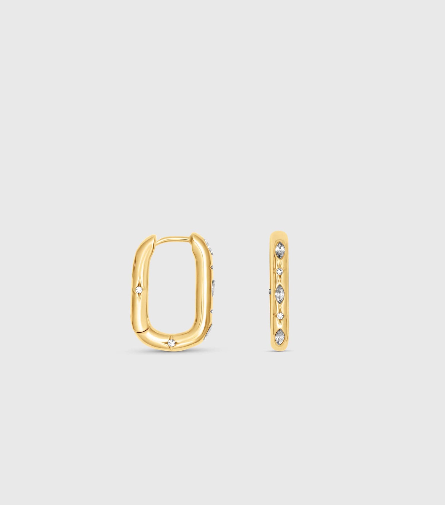 Radiant Link Petite Hoops