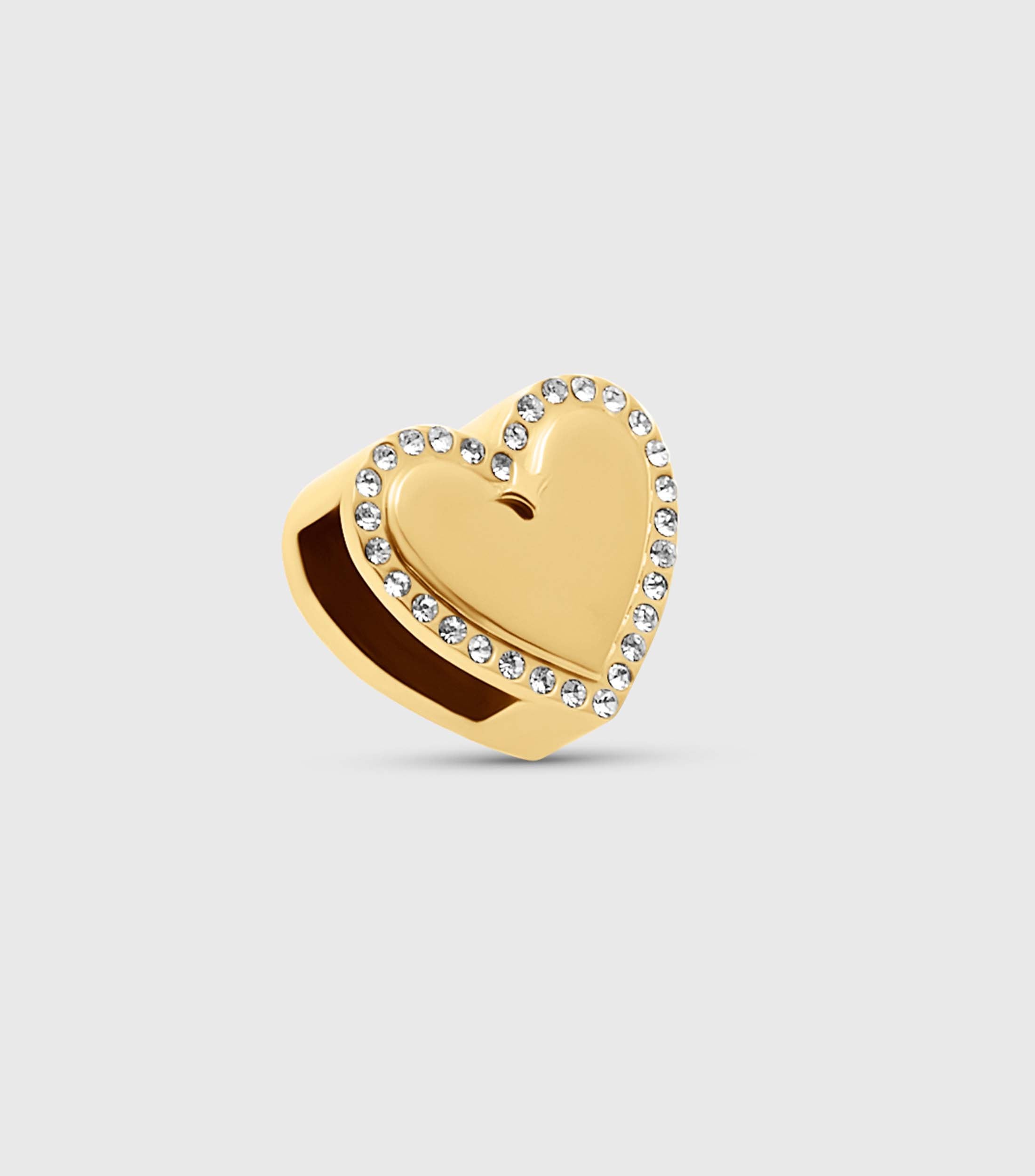 Glittering Heart Charm