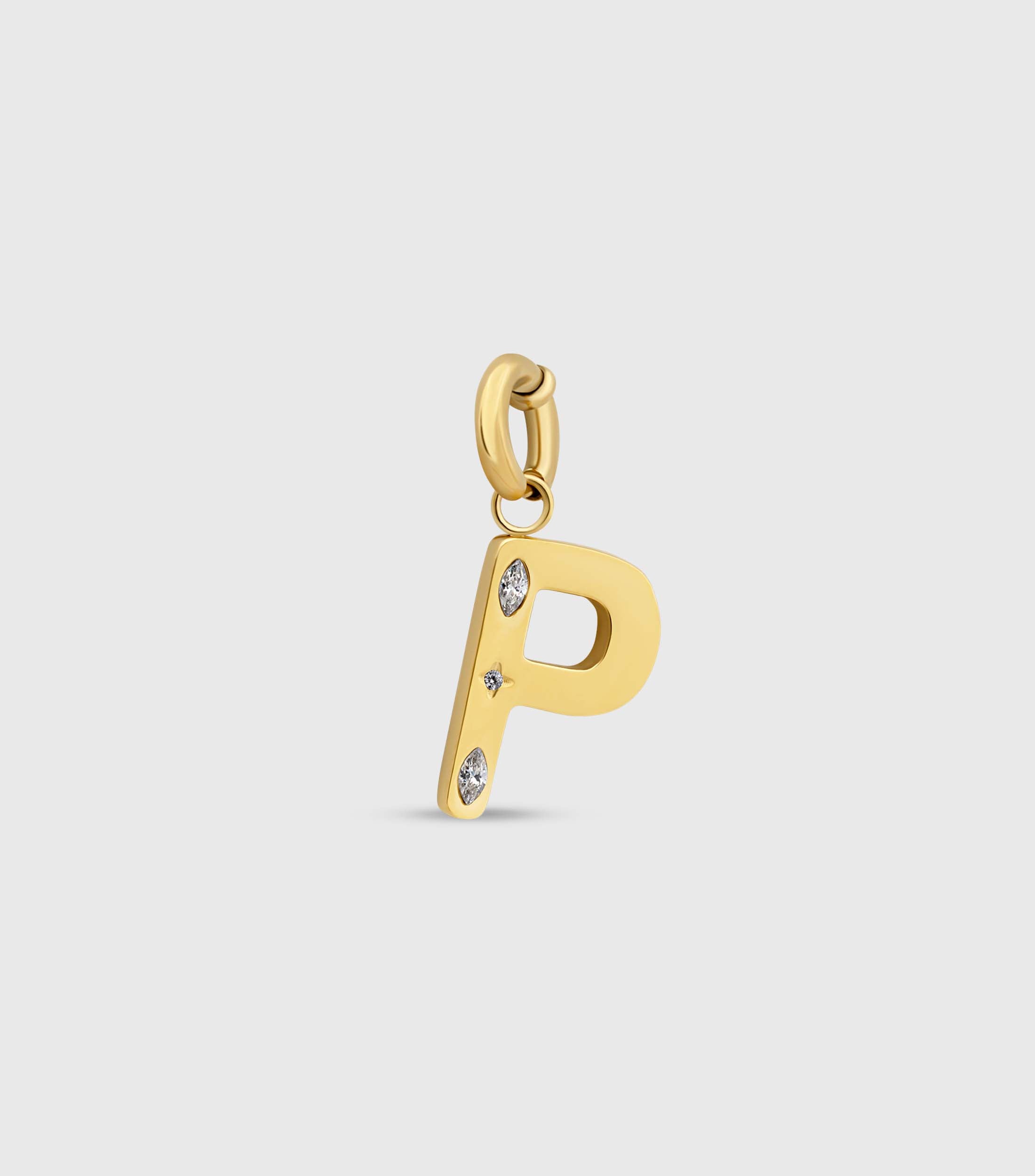 Initial Charm Pendant