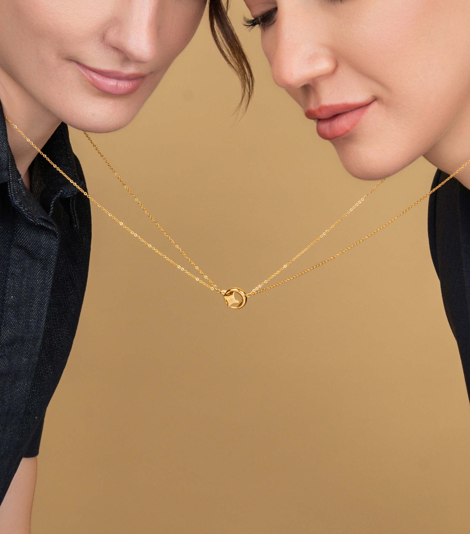 Crescent Moon Pendant Necklace