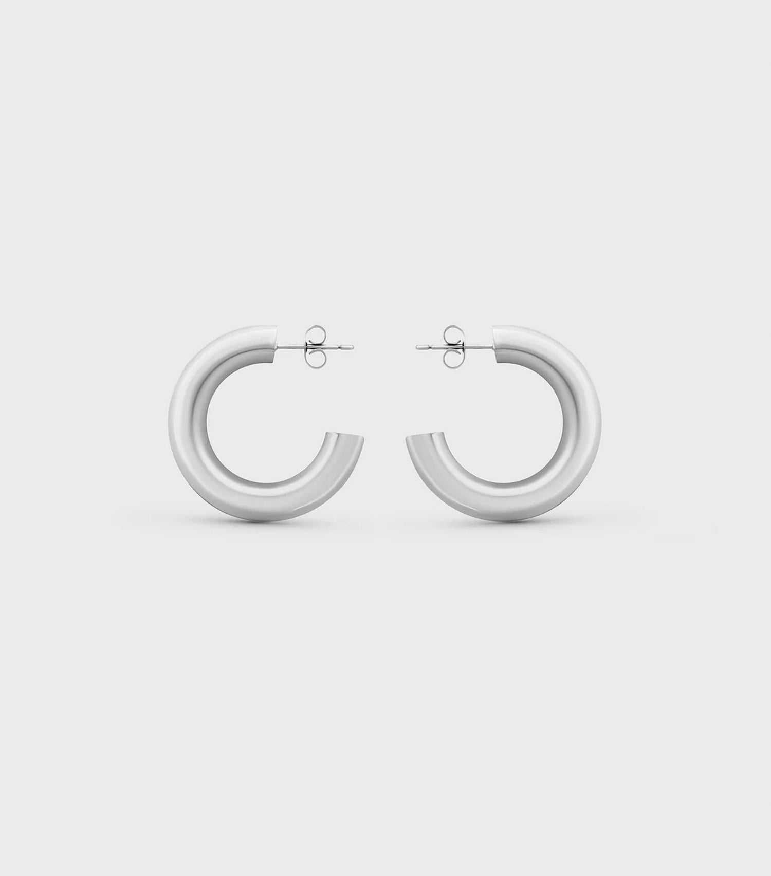Se-Luna Hoop Earrings in Silver