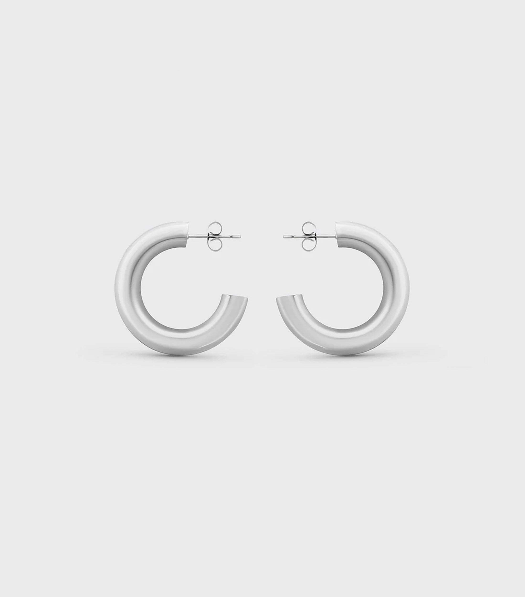 Se-Luna Hoop Earrings in Silver