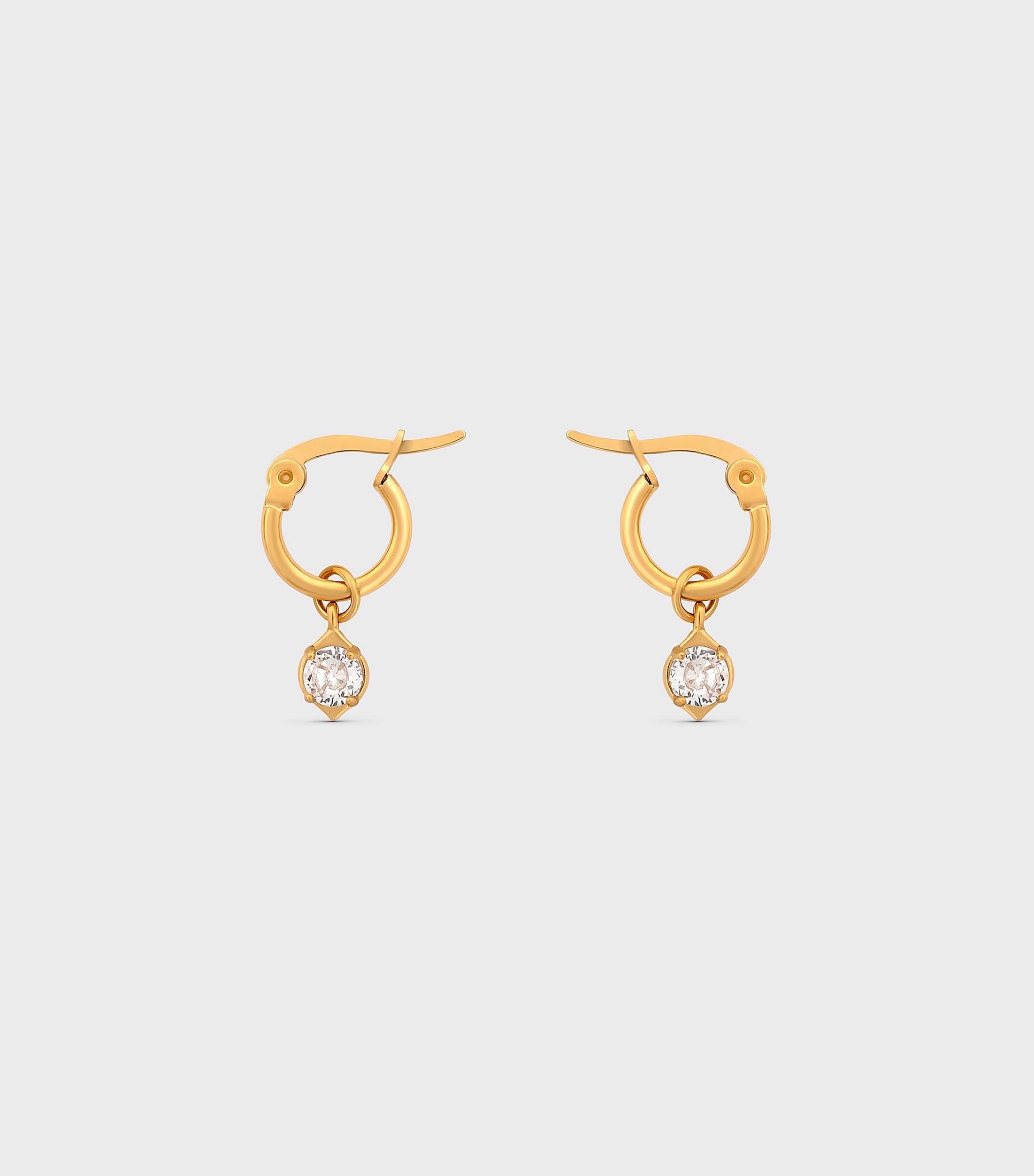 Wish Upon a Star Hoop Earrings