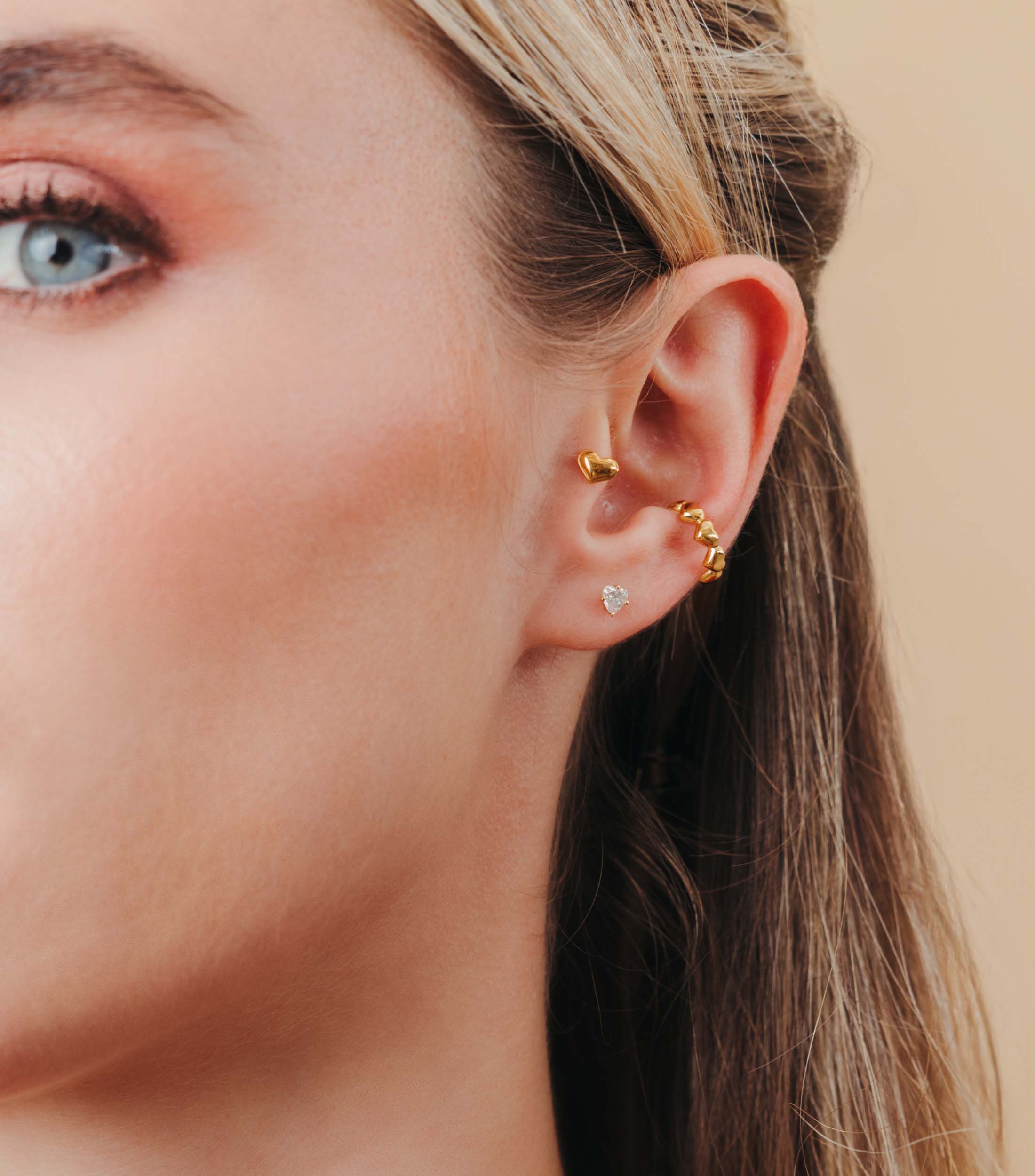 Petite Heart Studs
