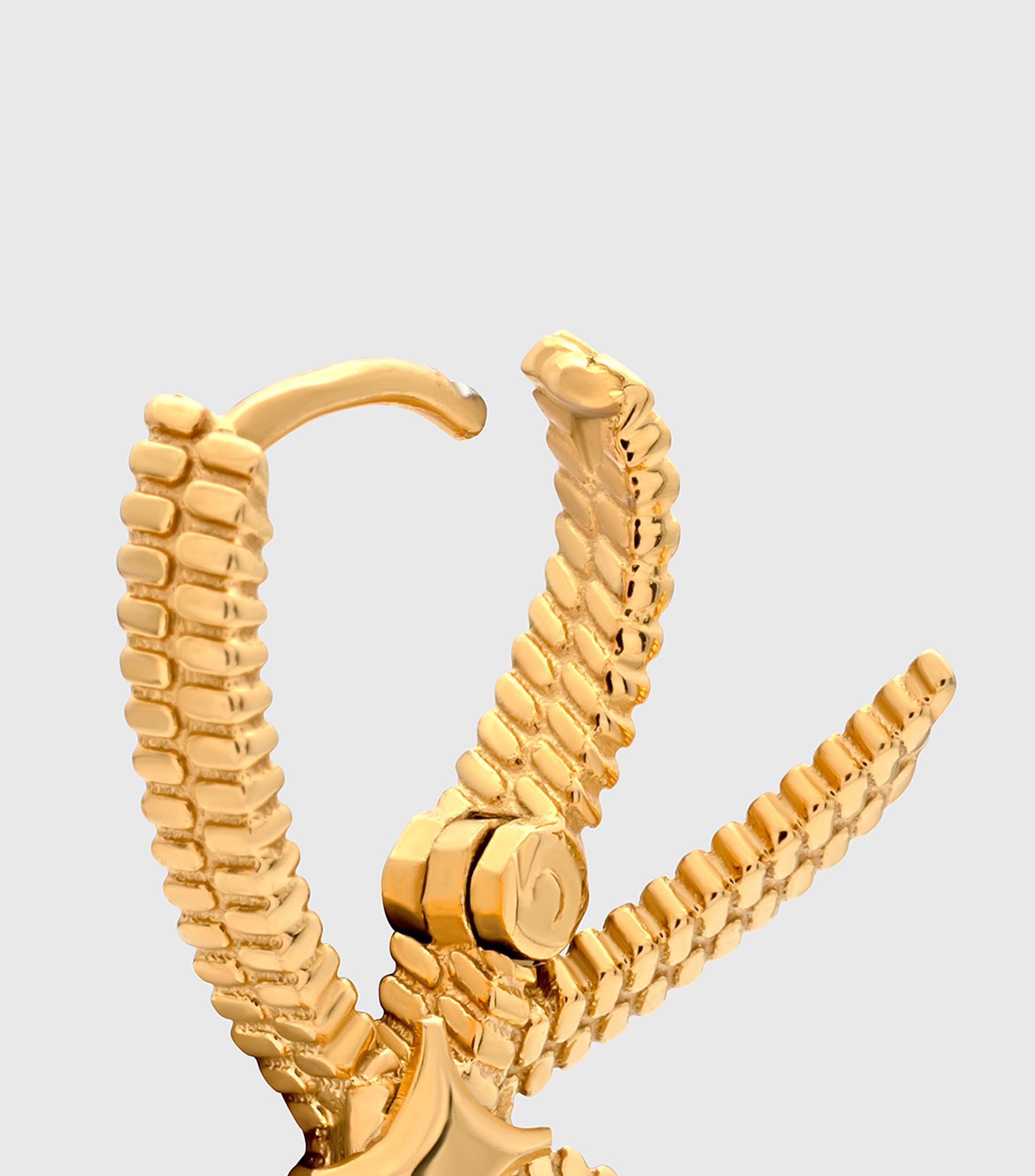 Bow Hoop Earrings