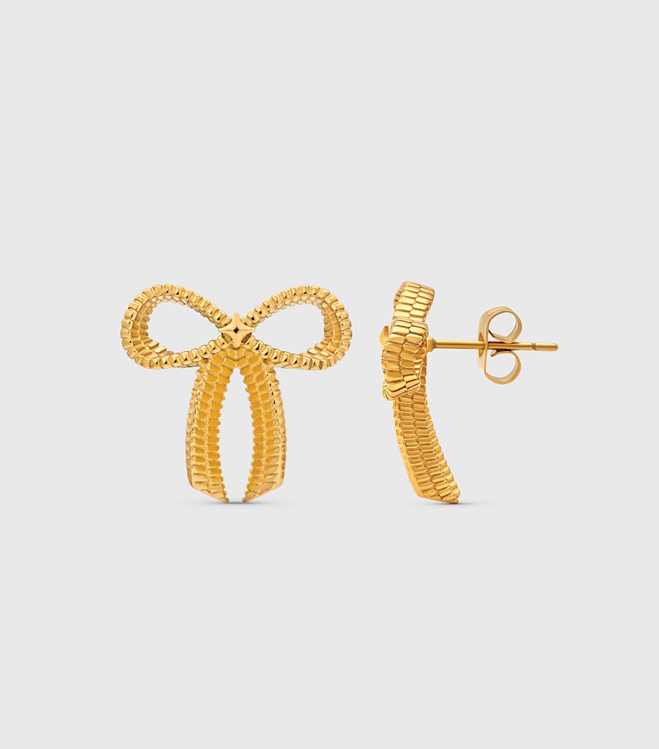 Petite Bow Stud Earrings
