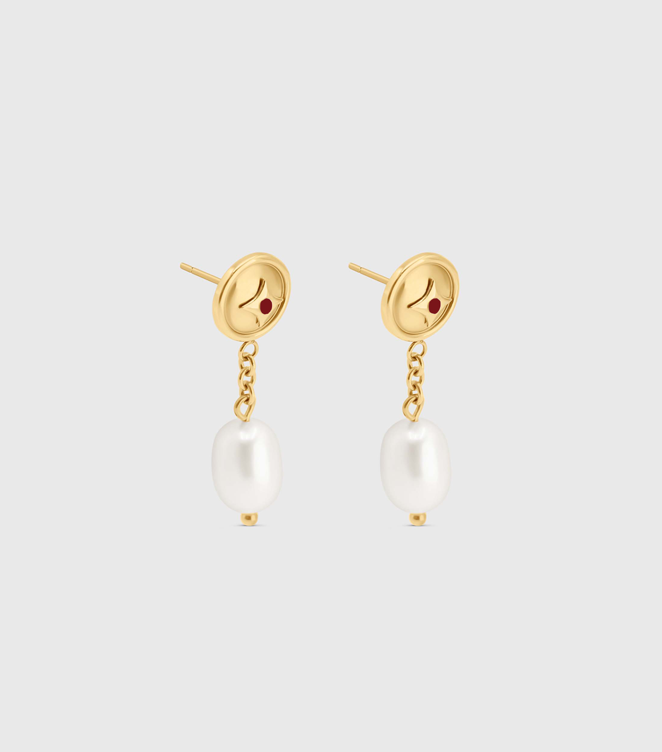 Dusk Pendulum Stud Earrings