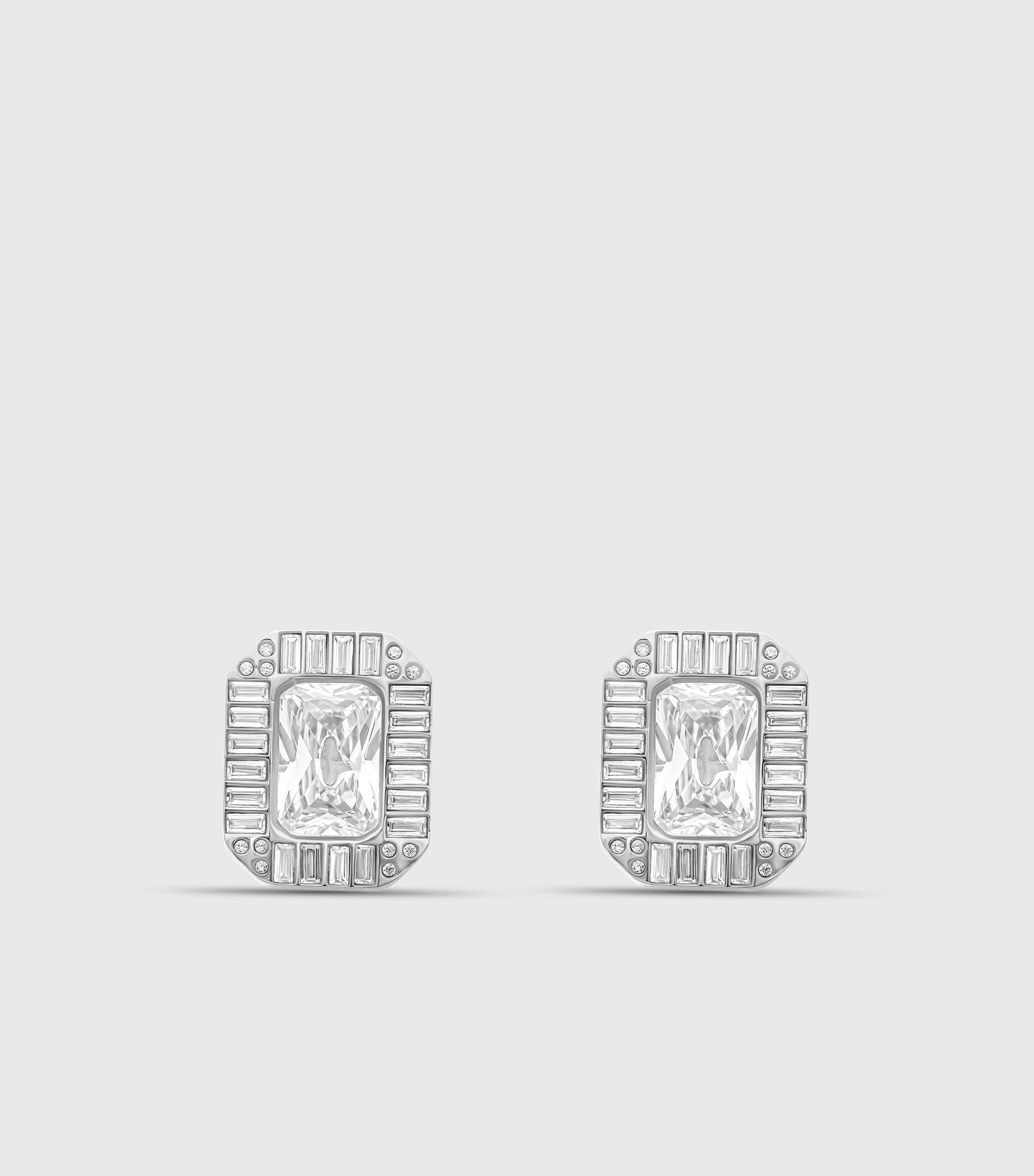 Bold Geometric Zirconia Studs