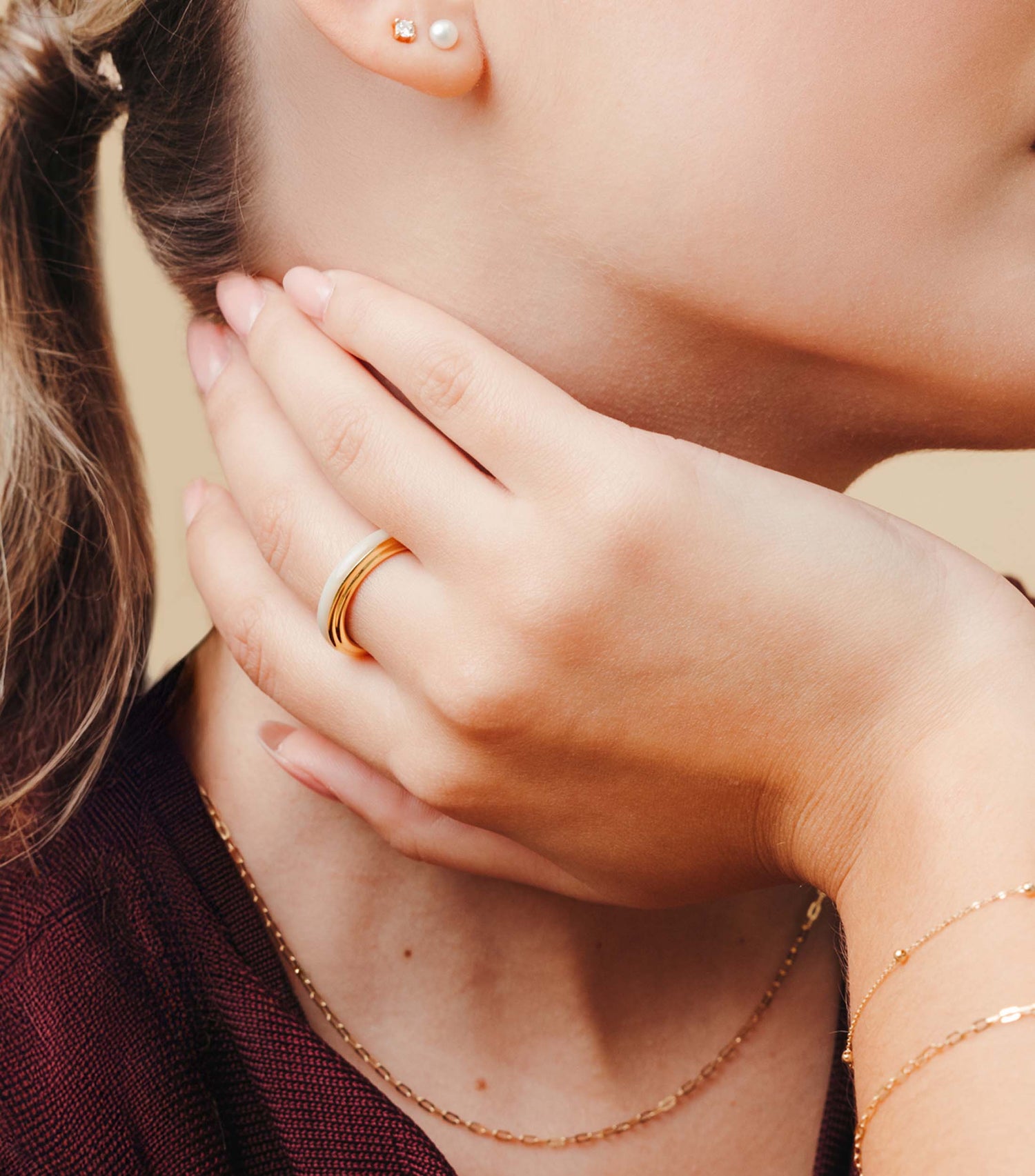 Mother of Pearl Ring