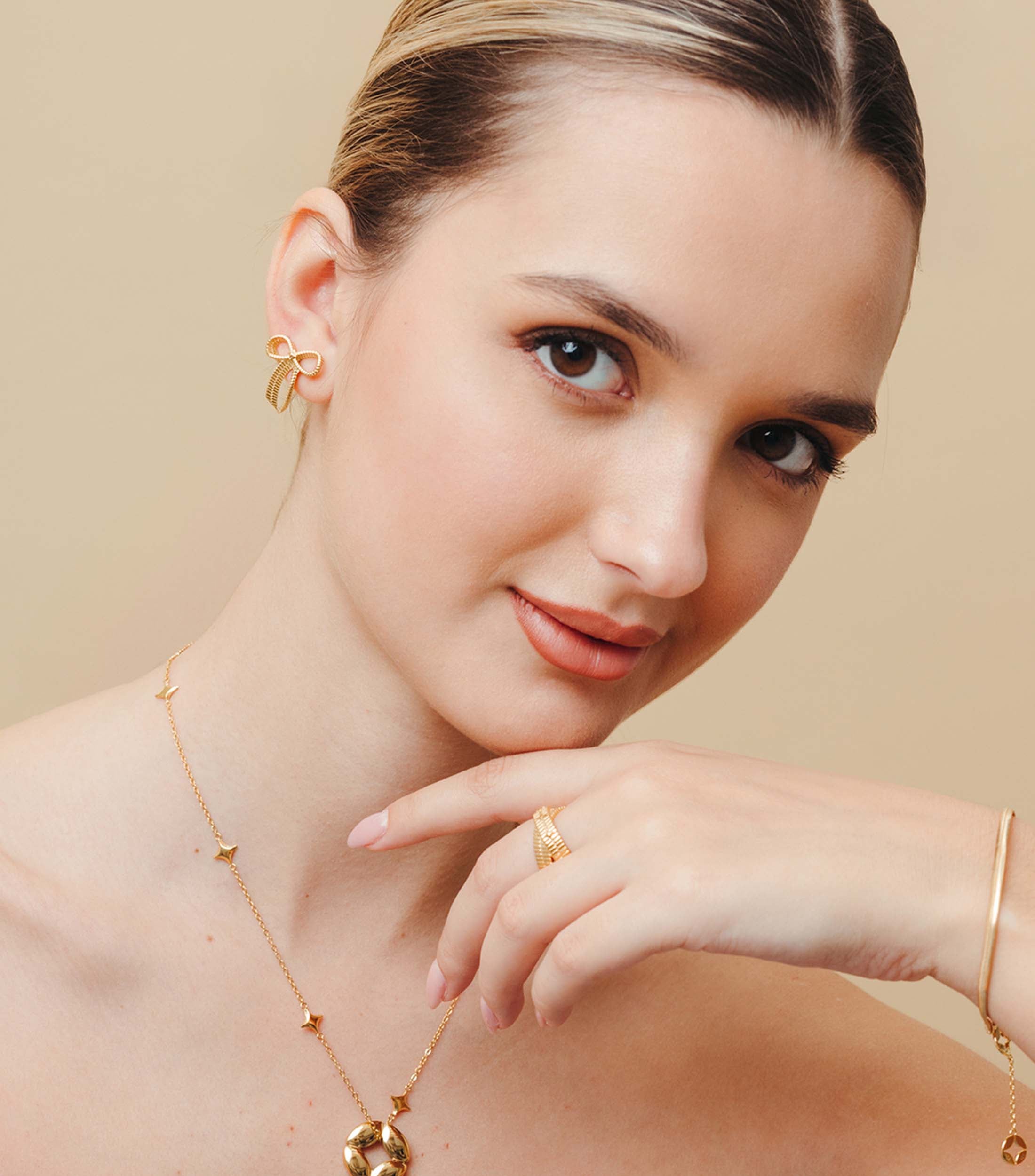 Petite Bow Stud Earrings