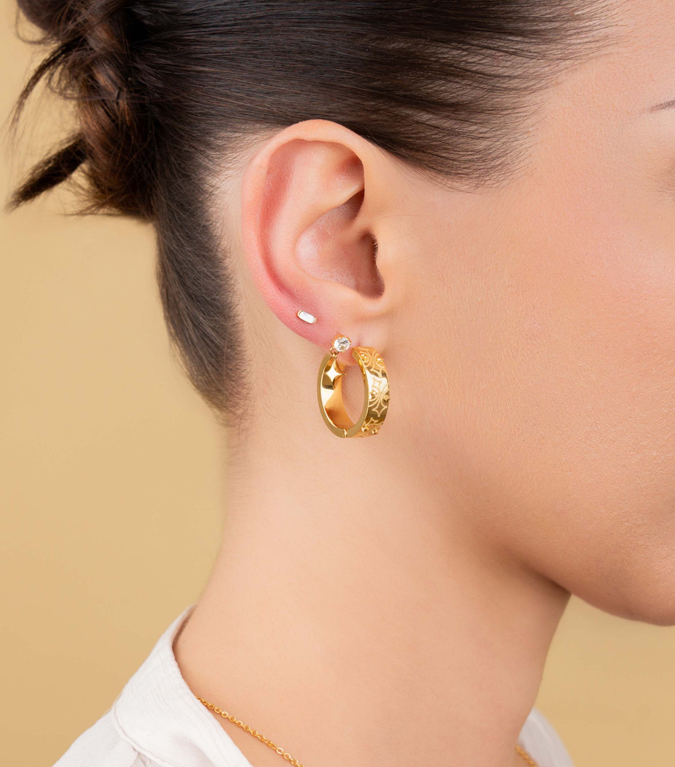 Stardust Hoops