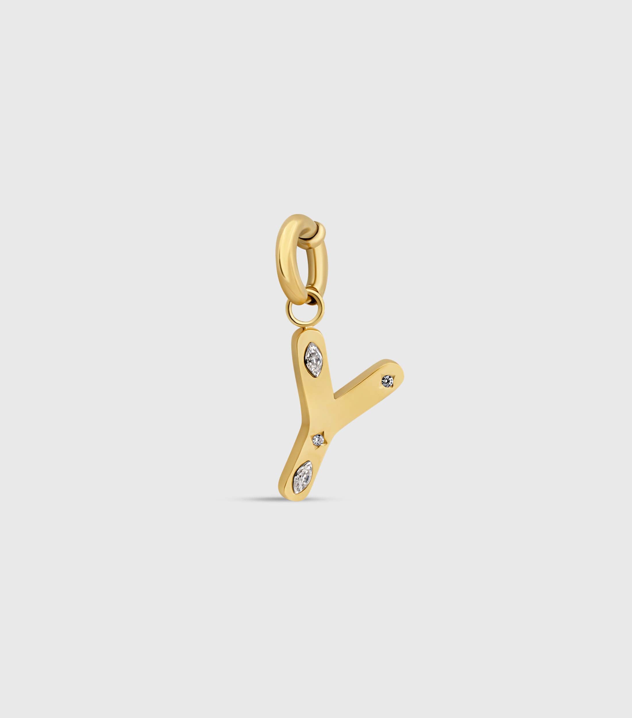 Initial Charm Pendant