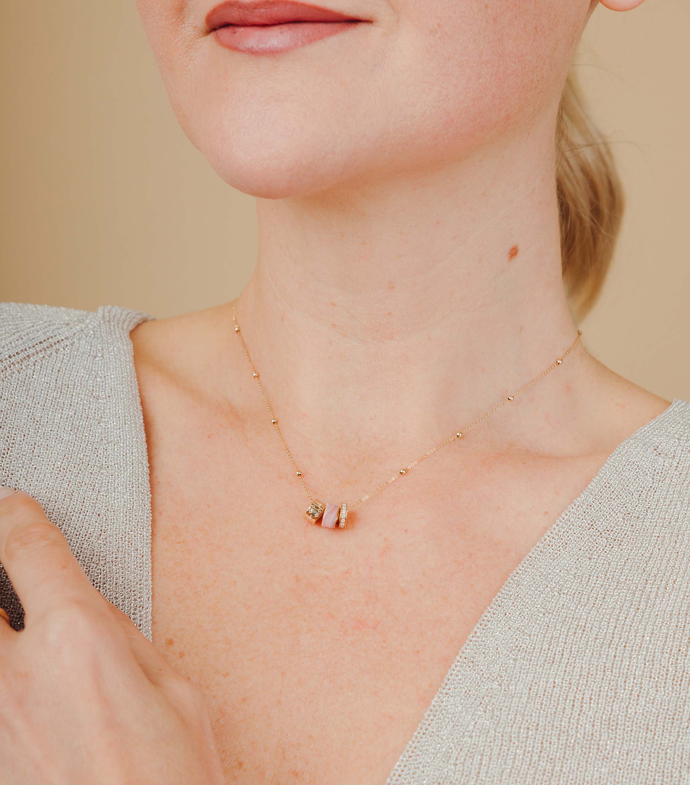 9K Solid Gold Chain Necklace