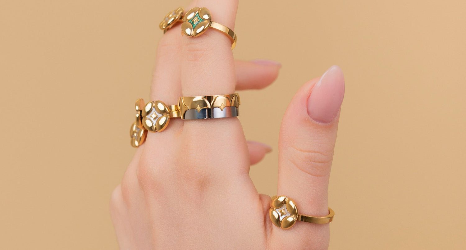 GOLD PLATED RINGS