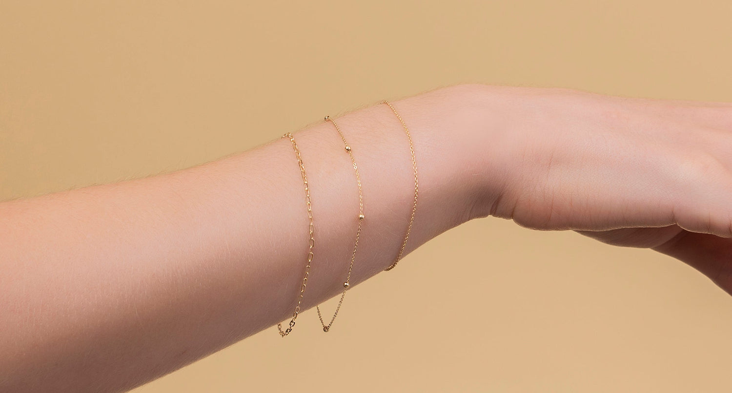 SOLID GOLD BRACELETS