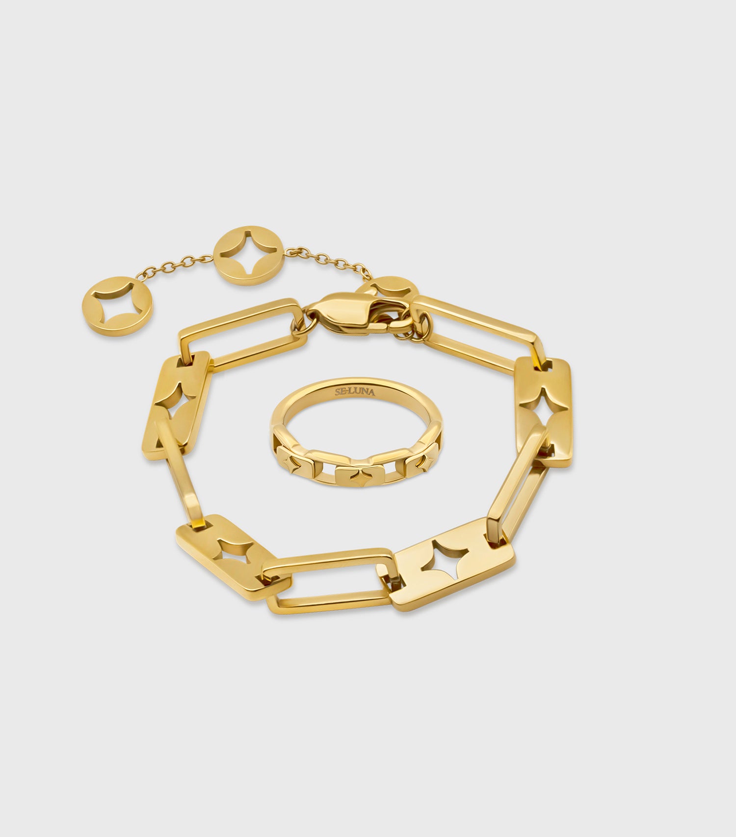 Se-Luna Link Ring &amp; Bracelet Gift Set