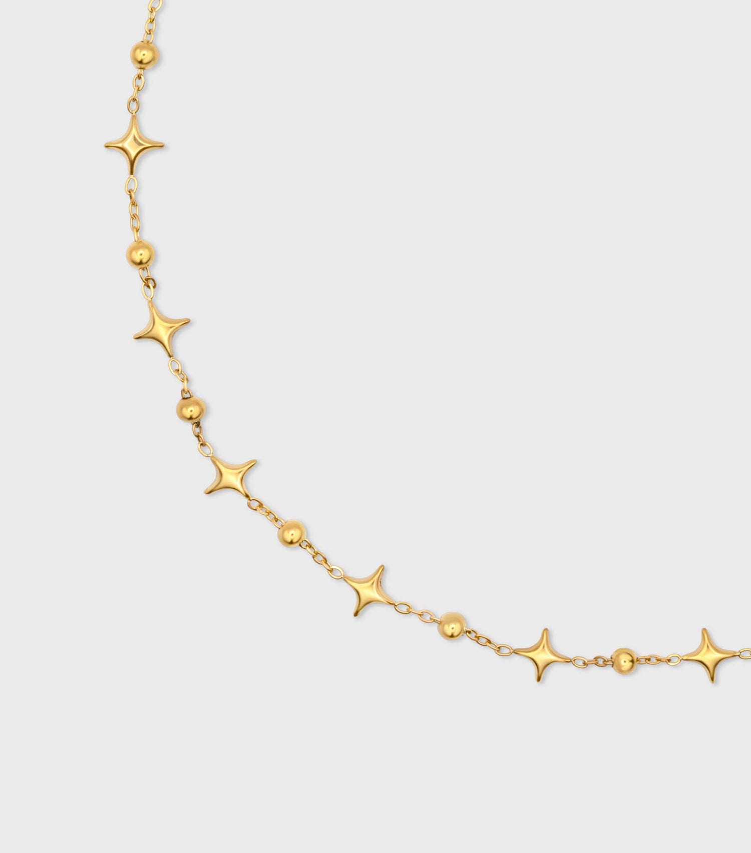 Se-Luna Motif and Ballchain Necklace