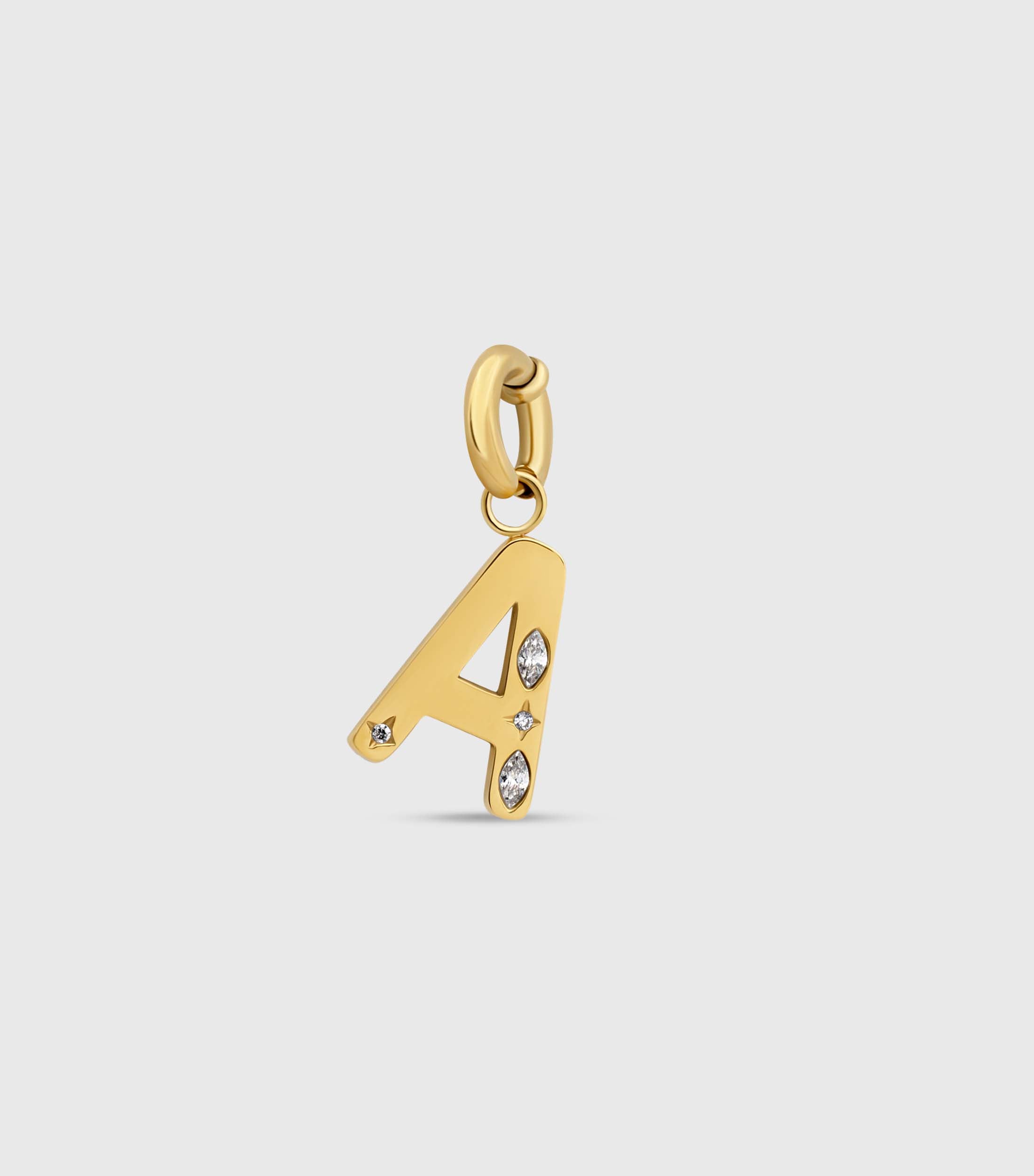 Initial Charm Pendant