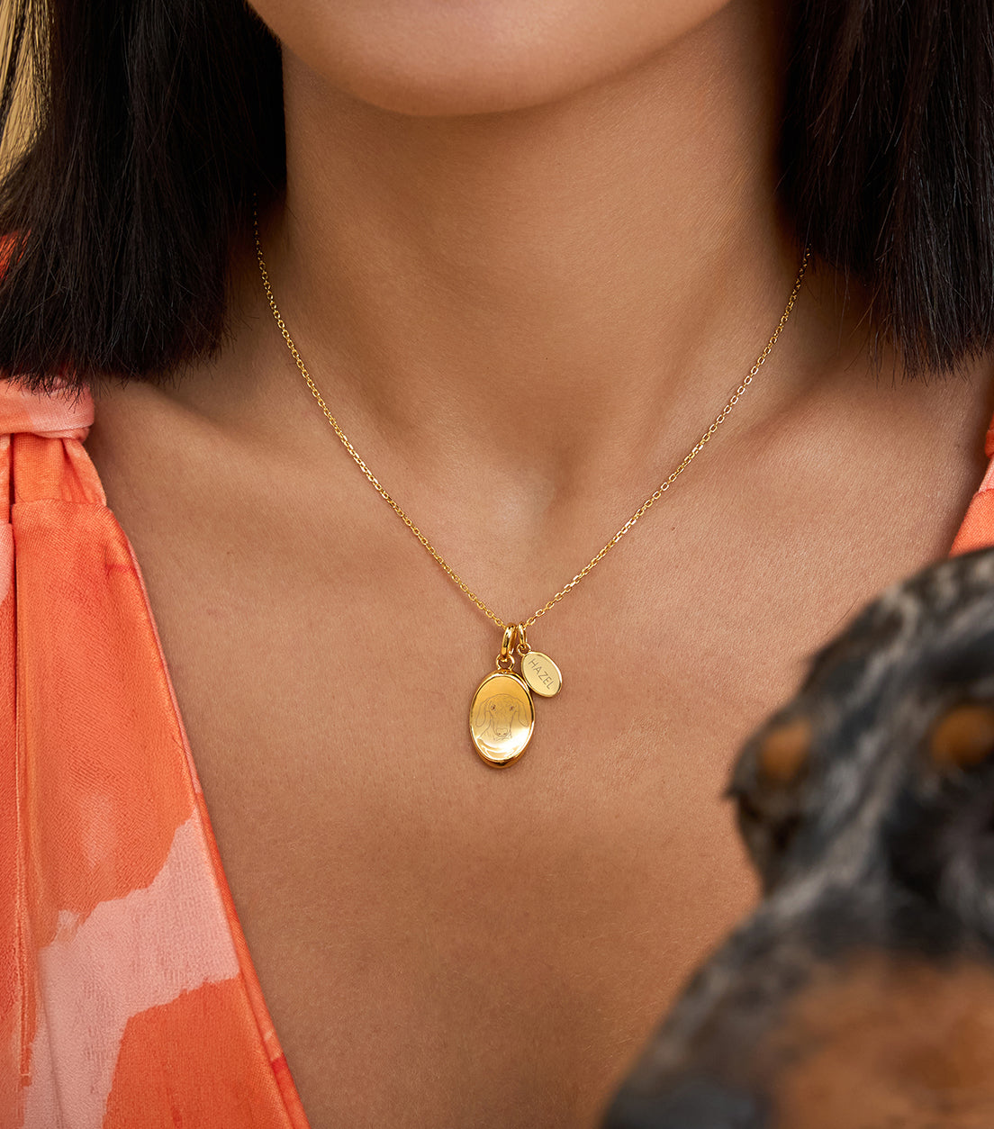 Demi Fine Pet Pendant Necklace