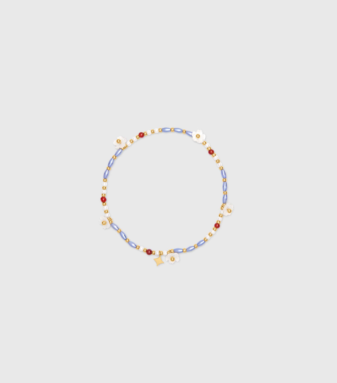 Blue Mirage Mini Anklet