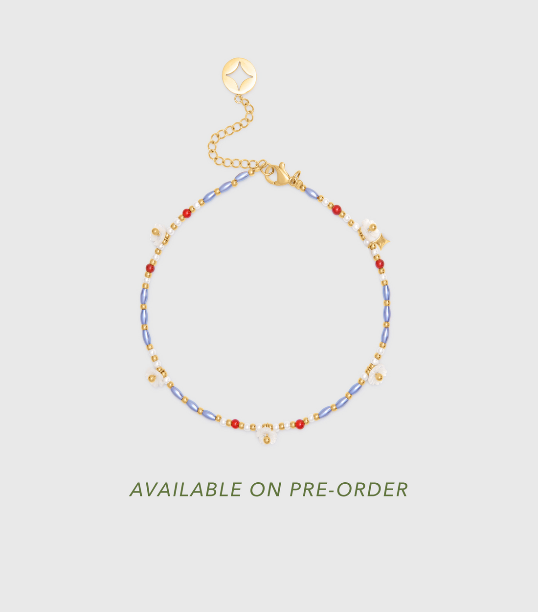 Blue Mirage Anklet
