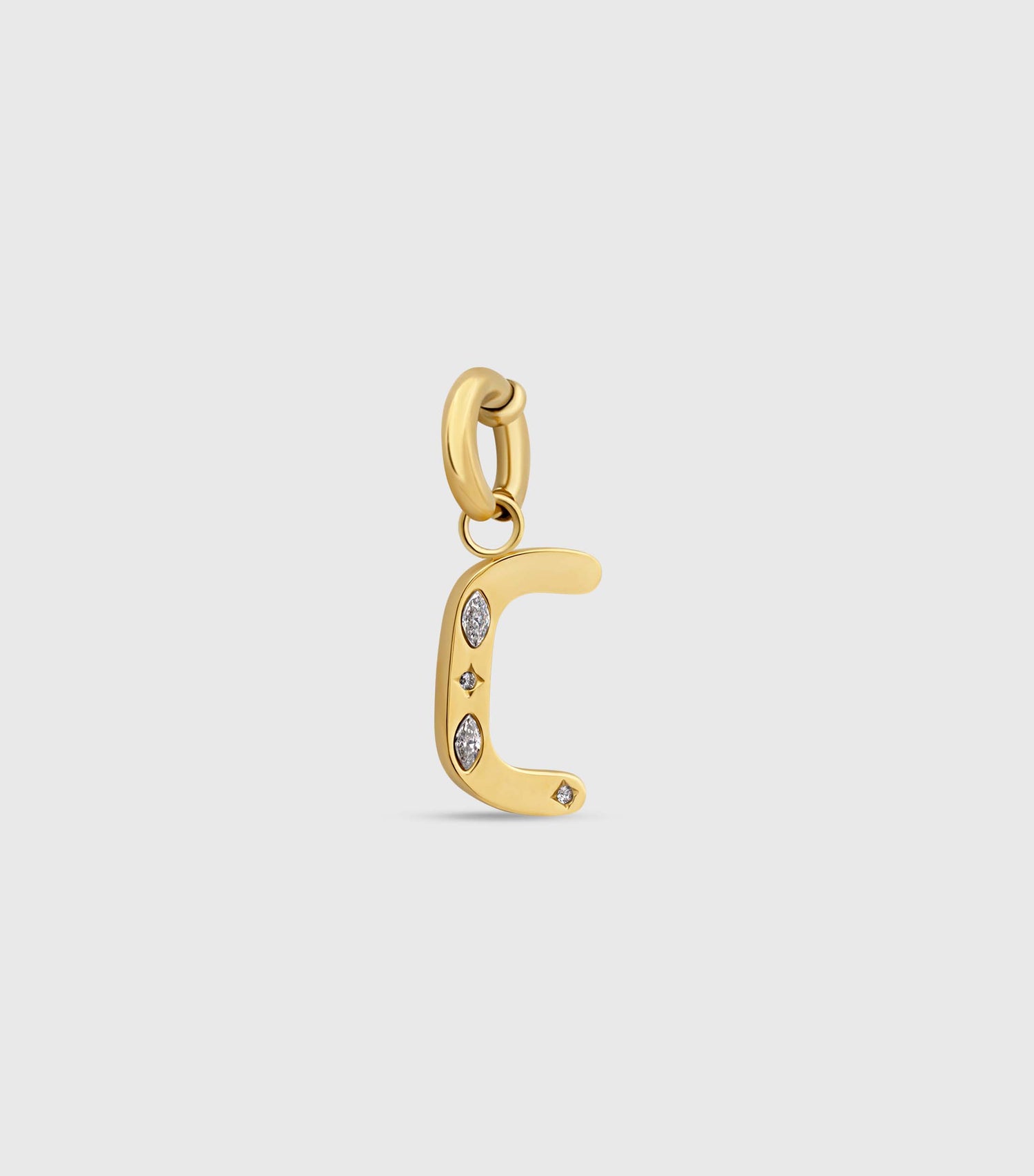 Initial Charm Pendant